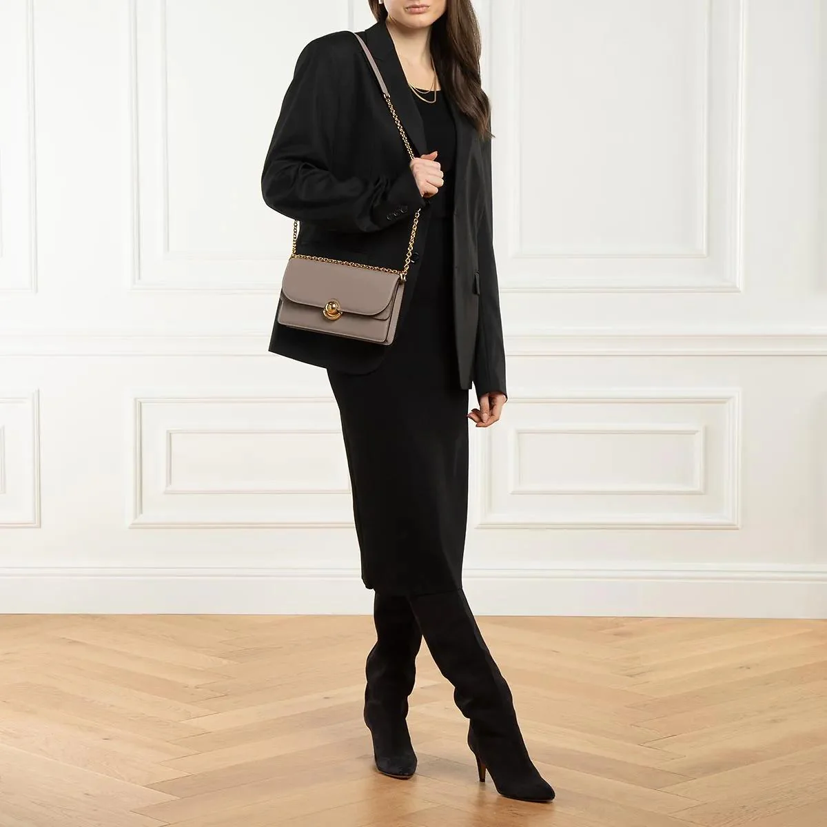 Furla Taupe Crossbody Bag 2001-A0478339 - Image 2