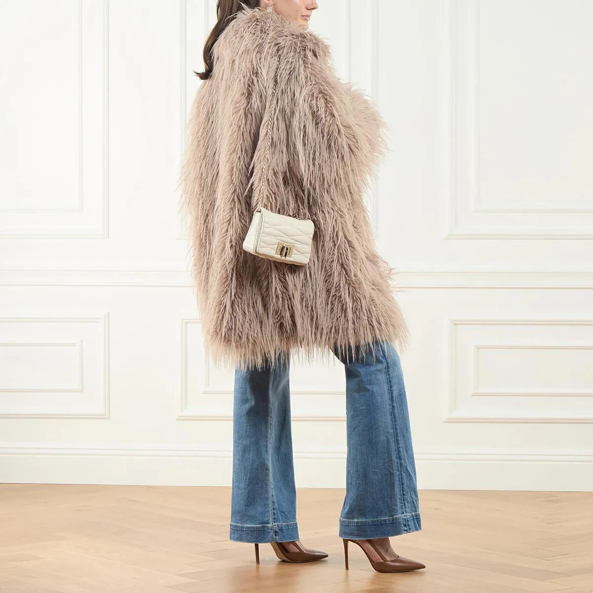 Furla White Crossbody Bag 2001-A0530294 - Image 2