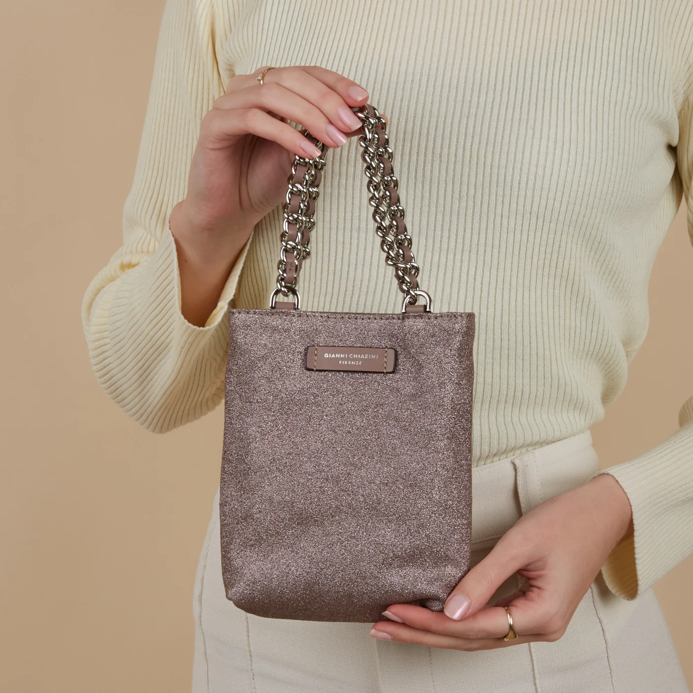 Gianni Chiarini Purple Handbag BS-9590/24PE-CHNT-6110 - Image 2