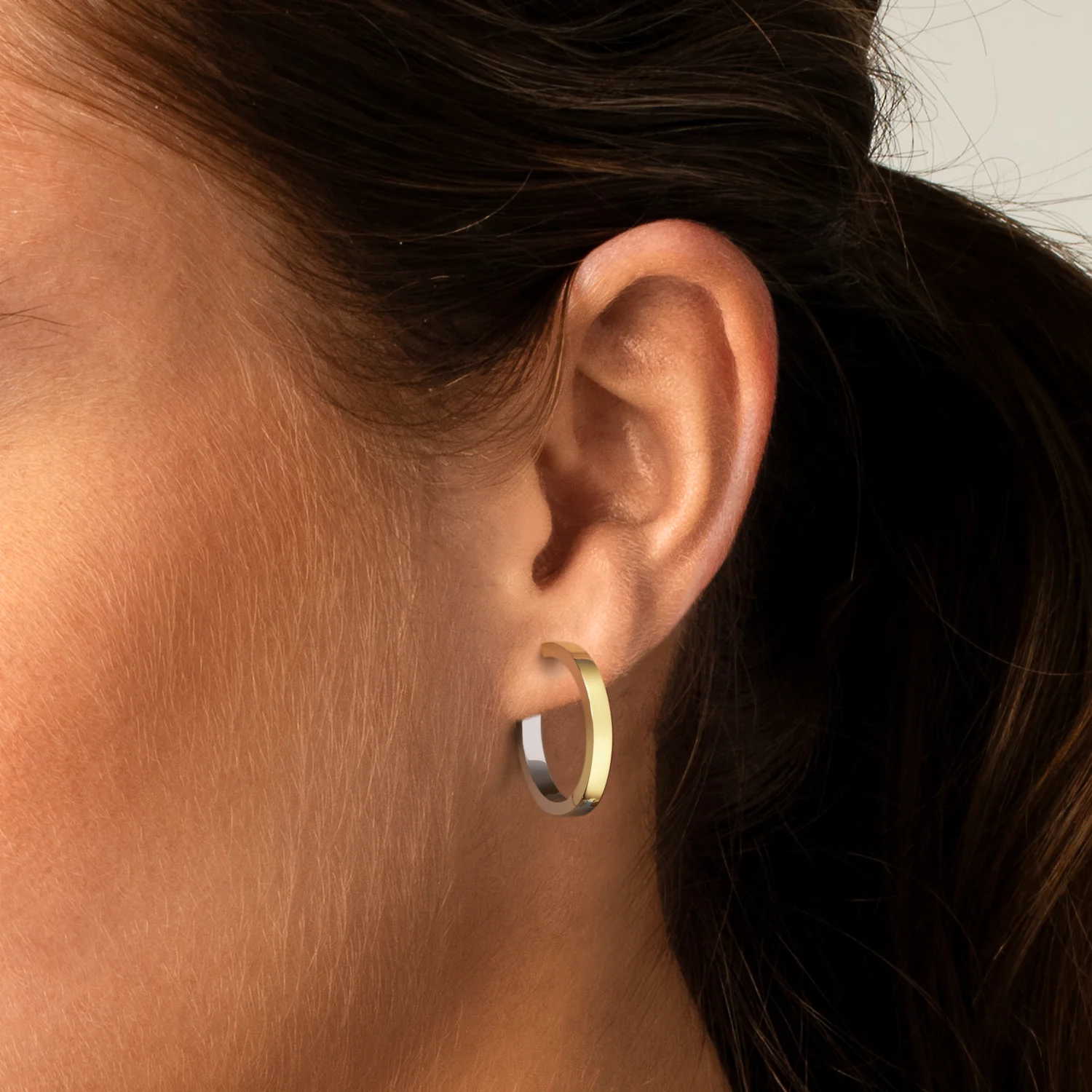 GLOW Premium Hoops 925 Sterling Silver Earrings 2002-107_2515_15 - Image 2