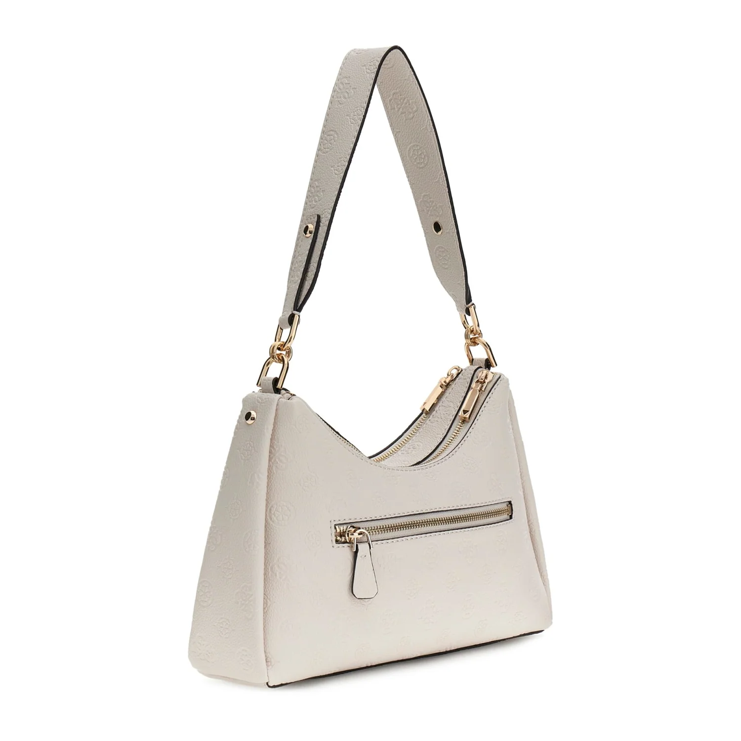 Guess Anise Stone Logo Double Zip Shoulder Bag HWPD99-16180-STL - Image 2