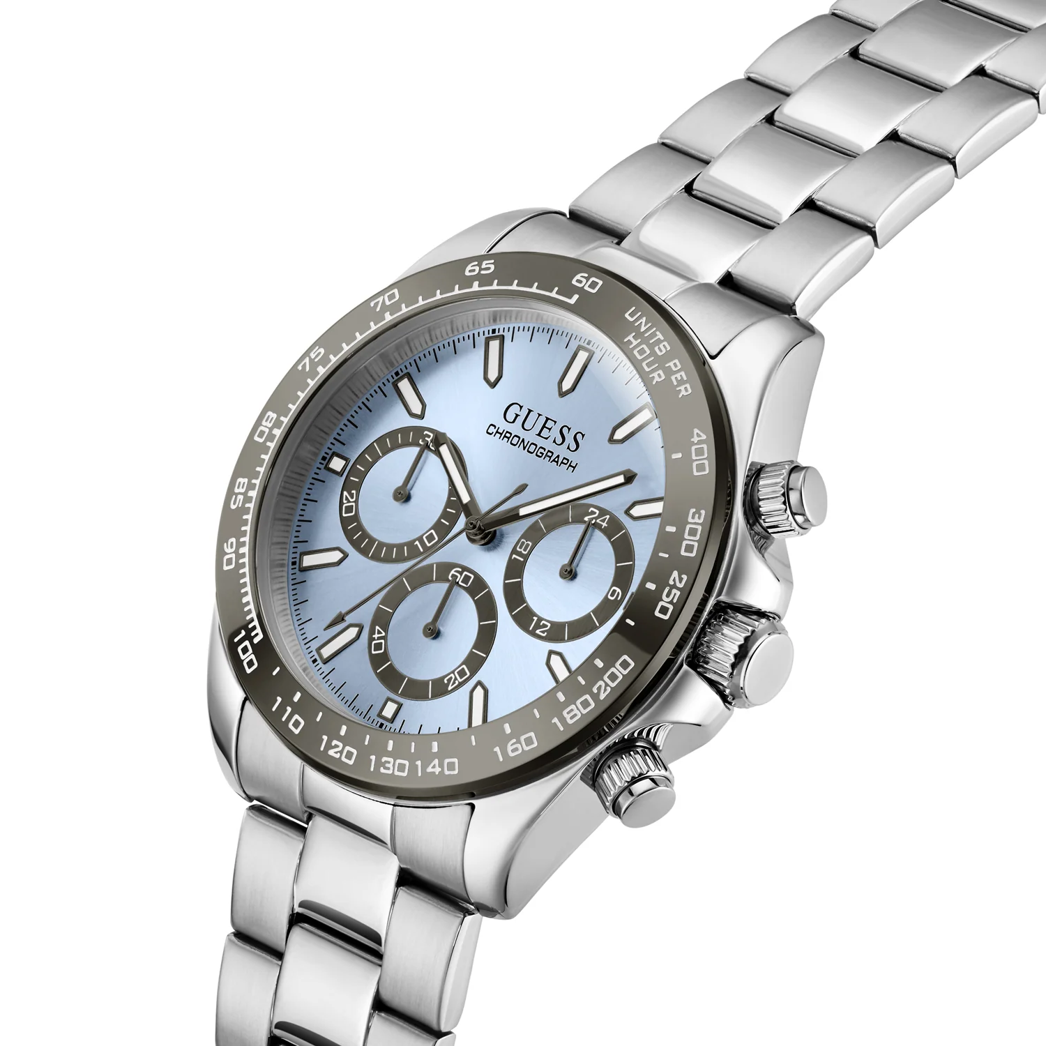 Guess Arthur Light Blue Chronograph Men's Watch GW1058G1 - Image 4
