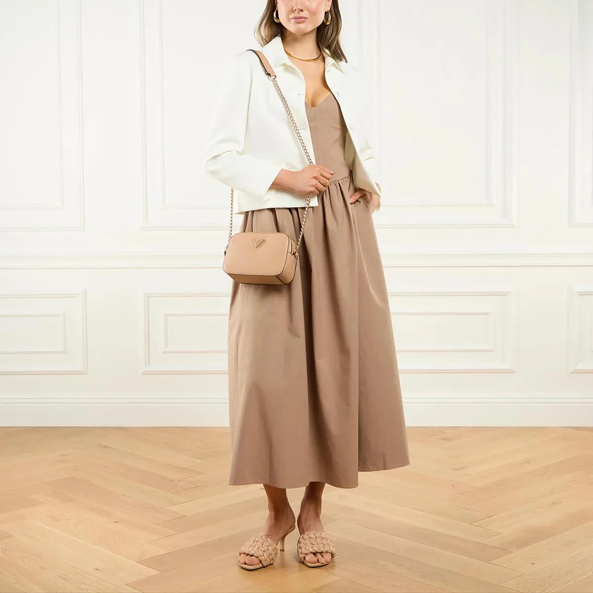 Guess Beige Camera Bag 2001-A0543714 - Image 2