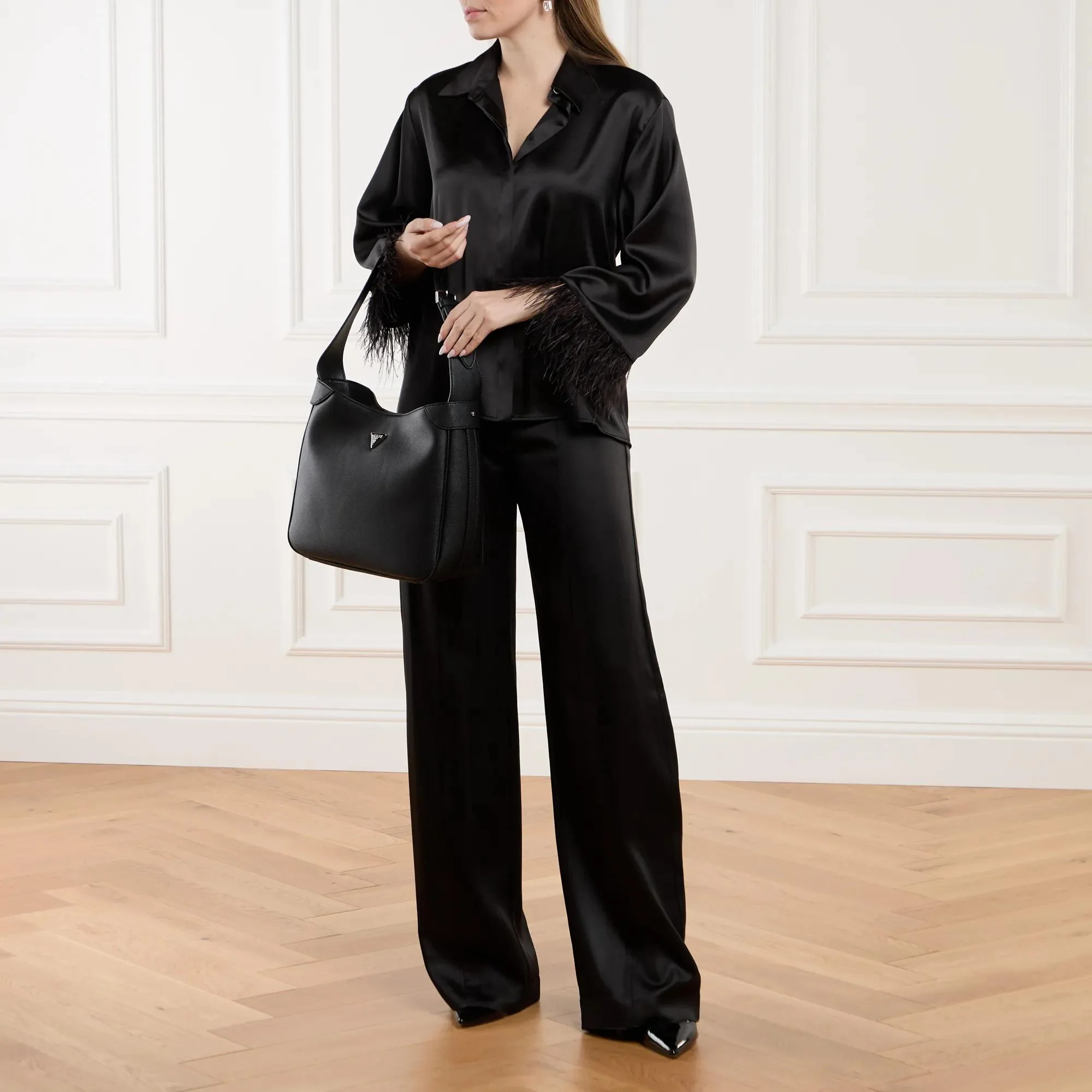 Guess Black Shoulder Bag 2001-A0479259 - Image 2