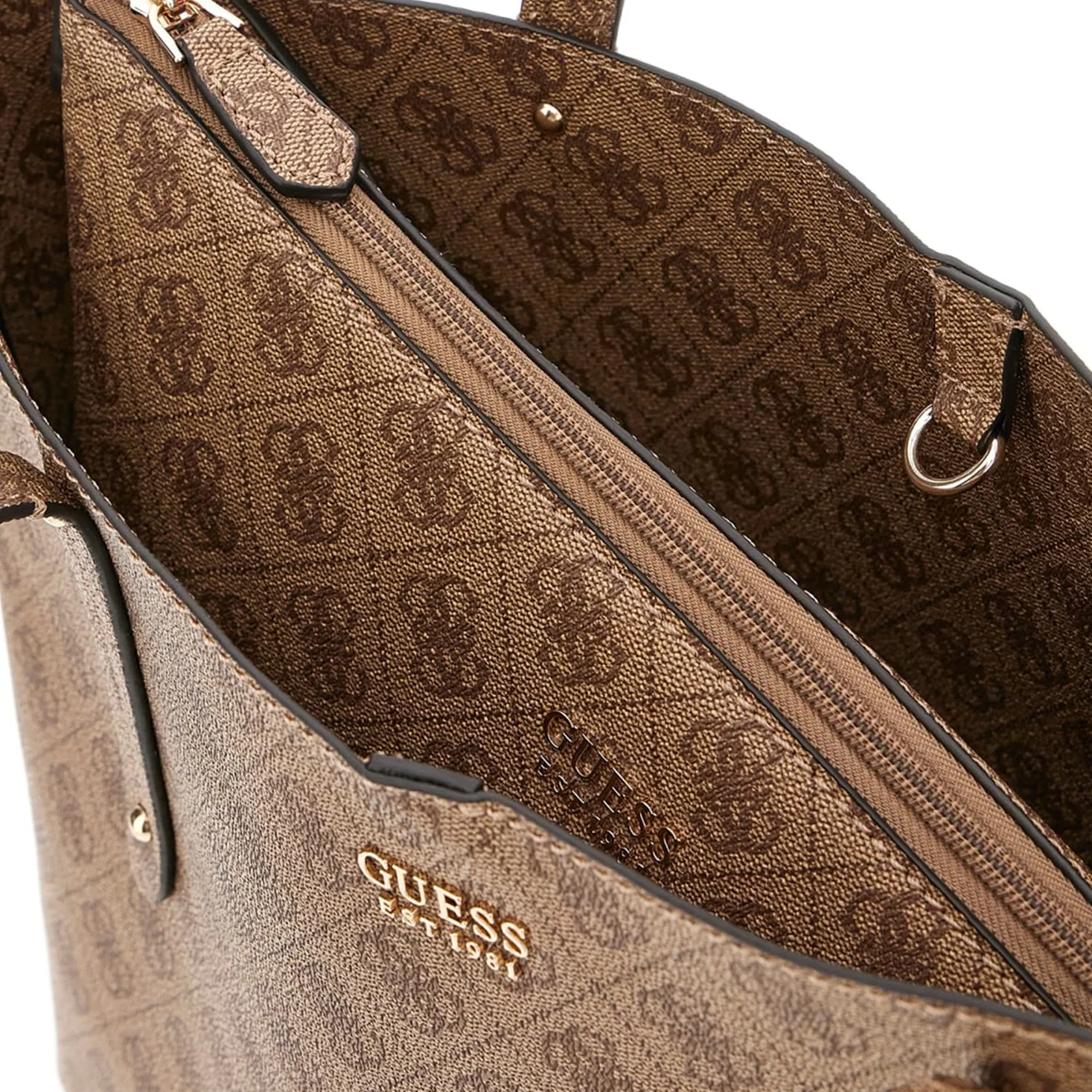 Guess Brenton Latte Logo Tote Bag HWLG96-48230-LTL - Image 2