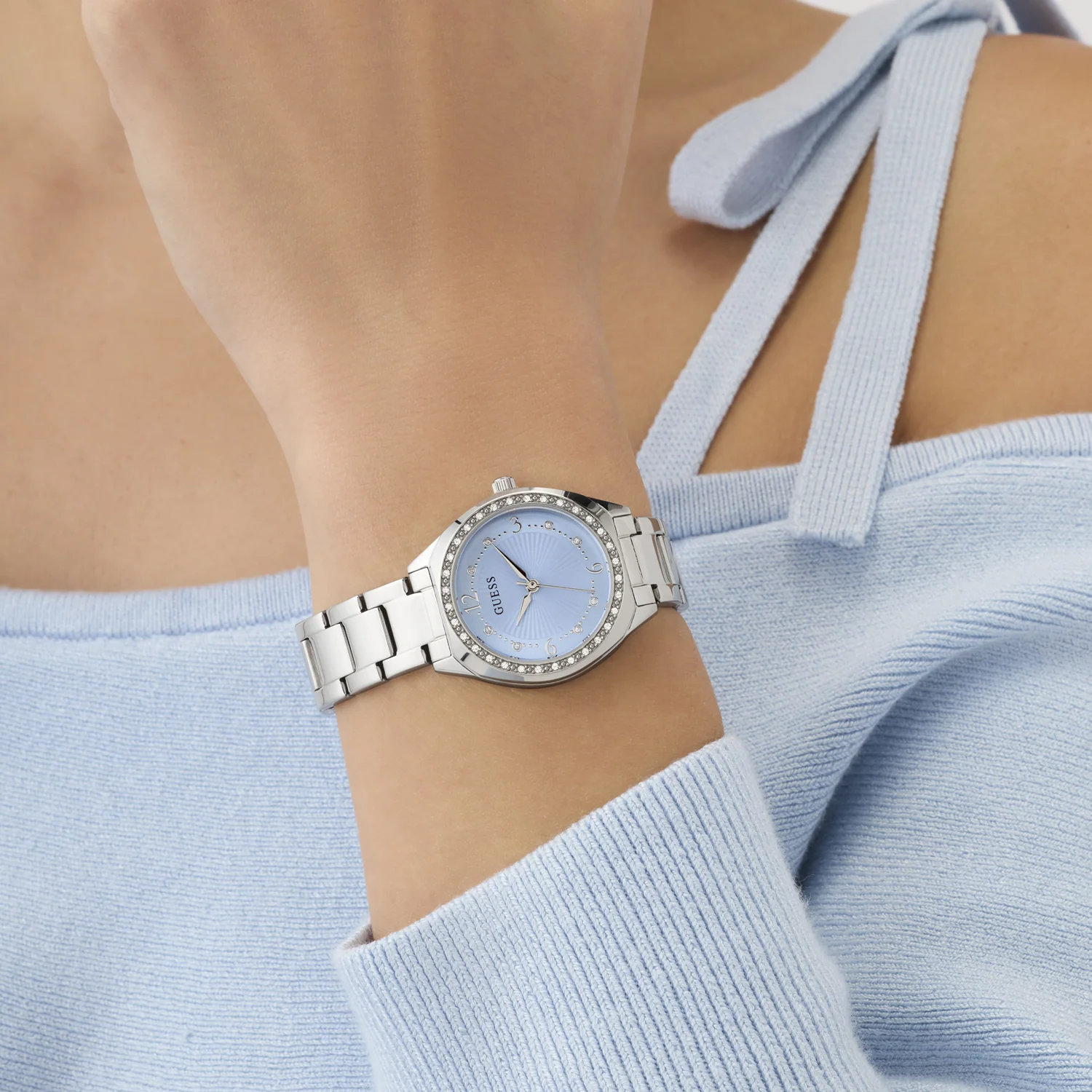 Guess Charlotte Light Blue Women's Watch GW0767L6 - Image 4