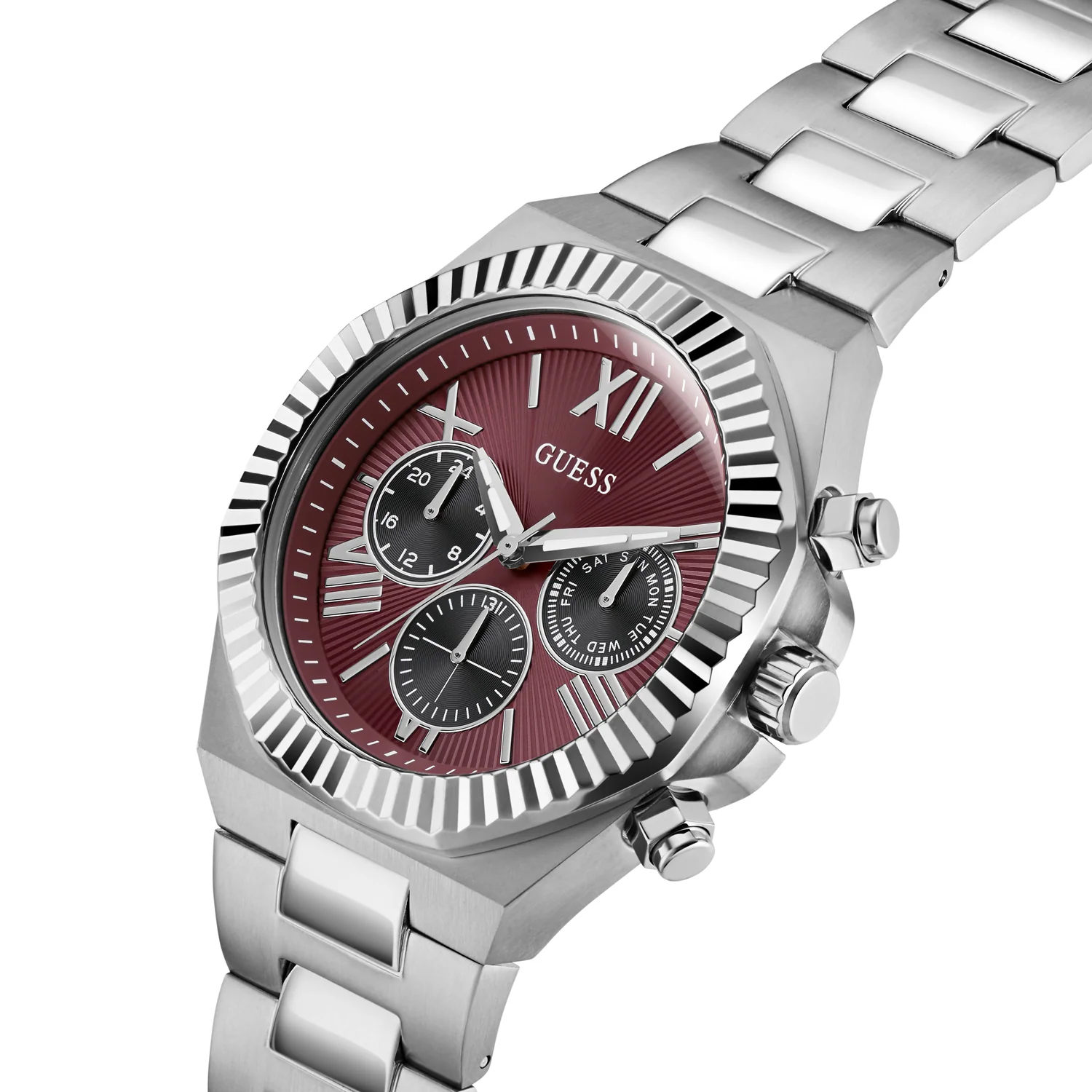 Guess Equity Bordeaux Men's Watch GW0703G7 - Image 3