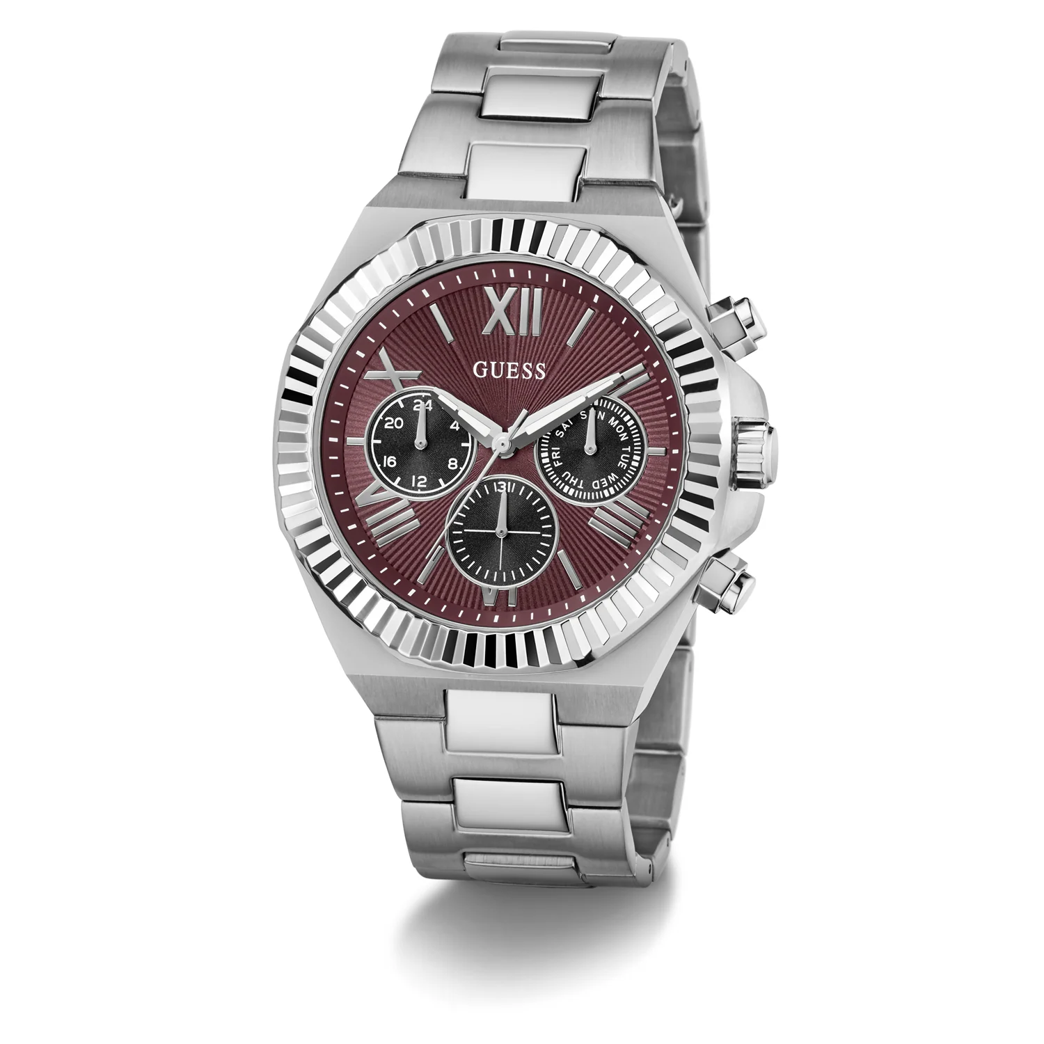 Guess Equity Bordeaux Men's Watch GW0703G7 - Image 5