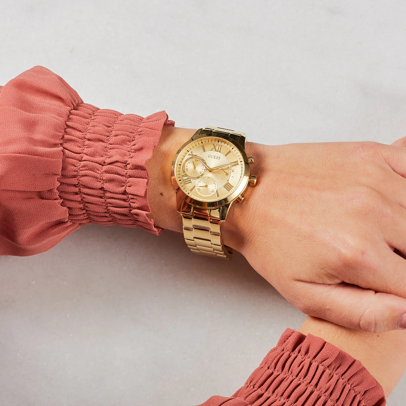 GUESS Gold Watch W1070L2 - Image 3