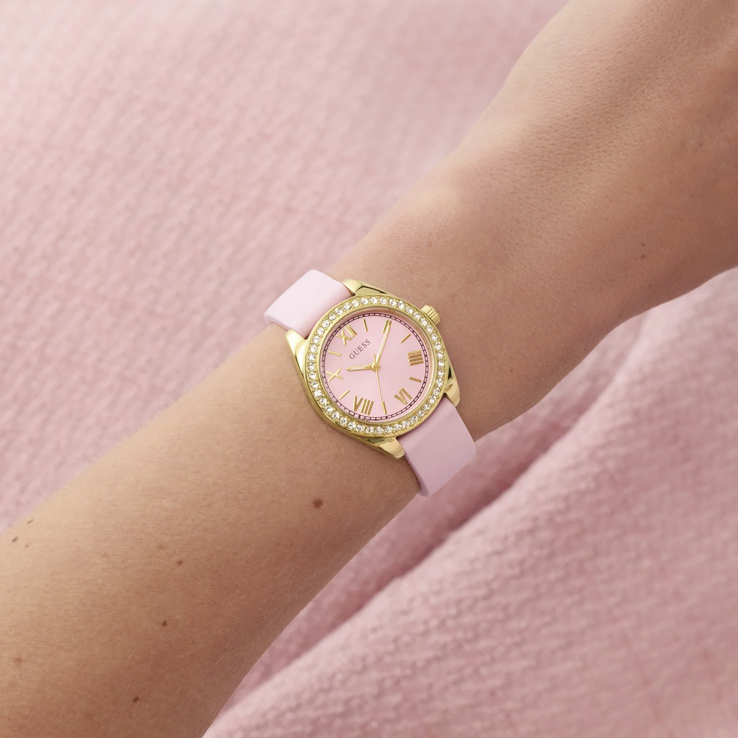 Guess Mini Luna Light Pink Women's Watch GW1000L2 - Image 6