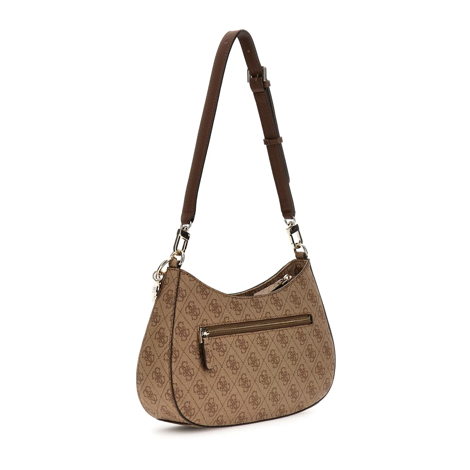 Guess Noelle Brown Top Zip Shoulder Bag HWBG96-72180-LGW - Image 2
