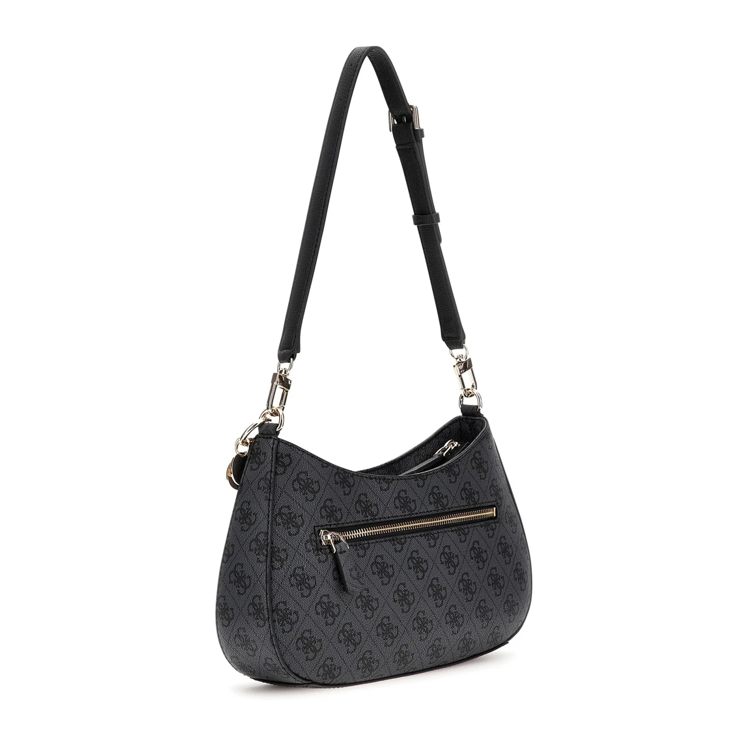 Guess Noelle Coal Logo Top Zip Shoulder Bag HWBG96-72180-CLO - Image 2