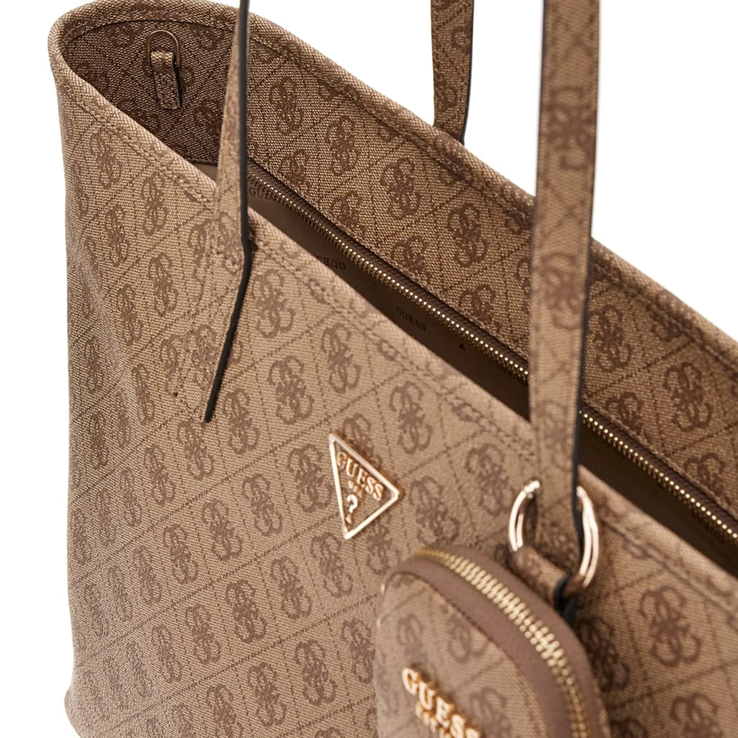 Guess Power Play Latte Logo Large Tech Tote Bag HWSL71-24240-LTL - Image 2