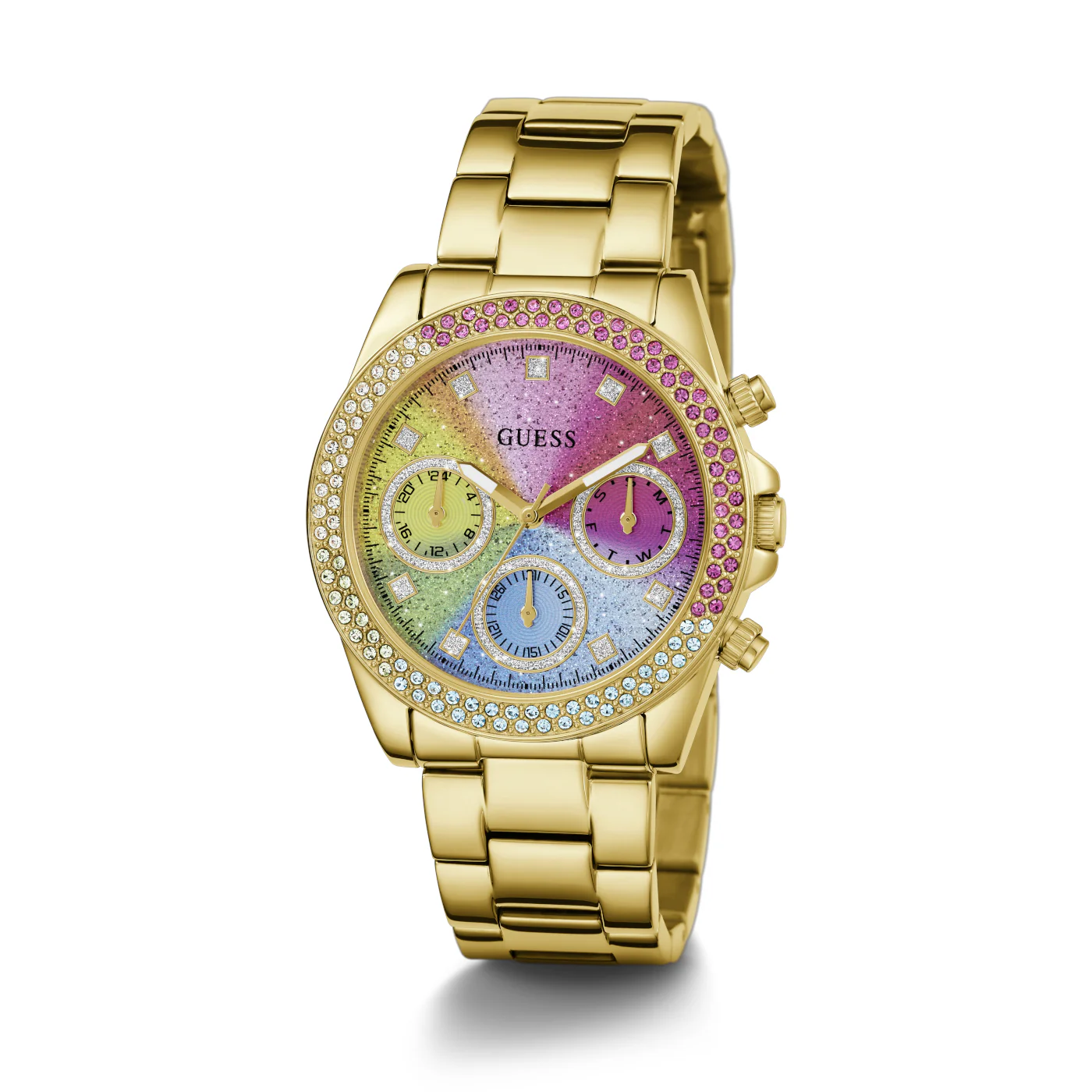 GUESS Sol Gold Watch GW0483L4 - Image 3