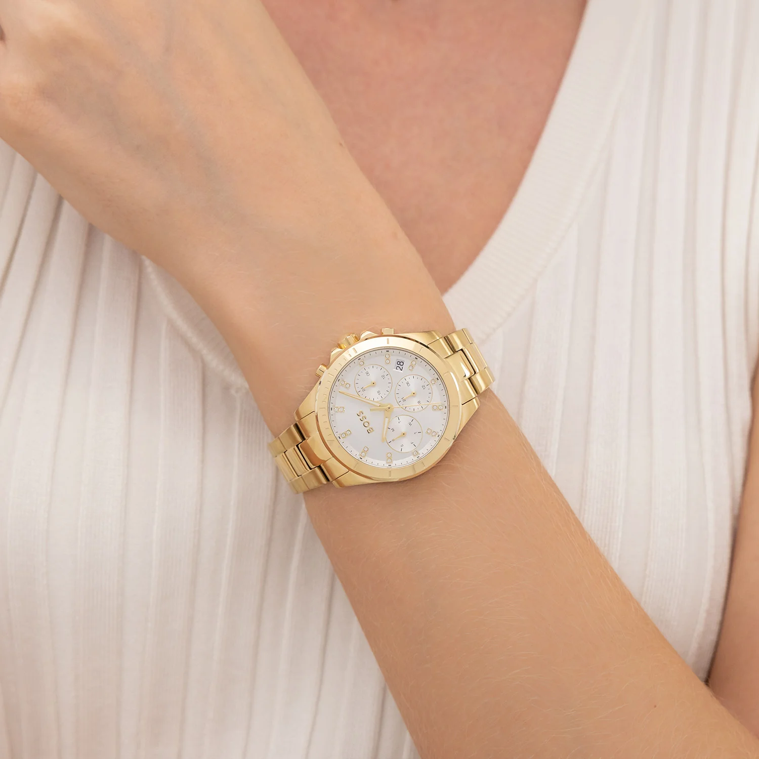 Hugo Boss Alley Gold Women's Watch HB1502829 - Image 3