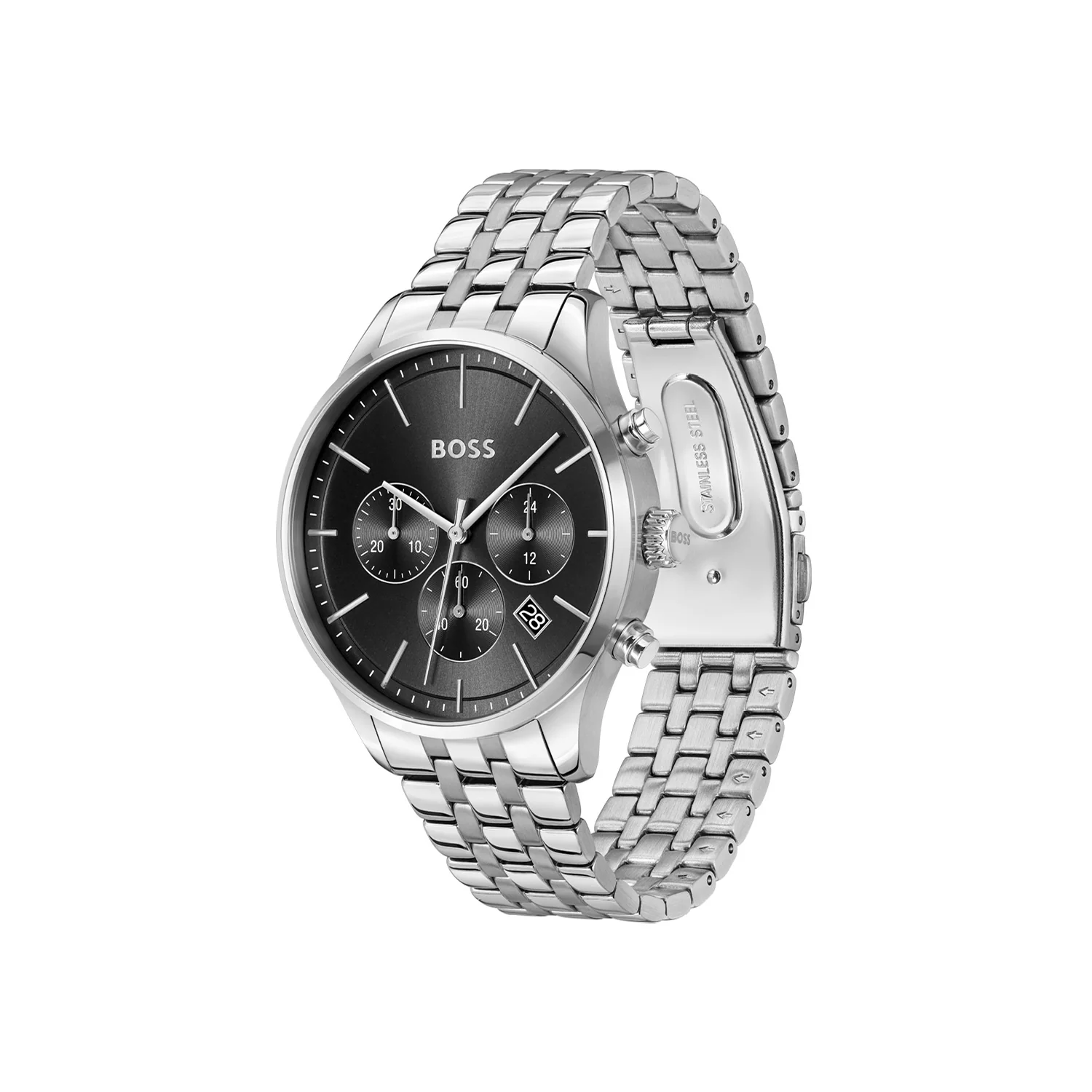 Hugo Boss AVERY Zwart Heren Horloge 2002-HB1514157 - Image 4