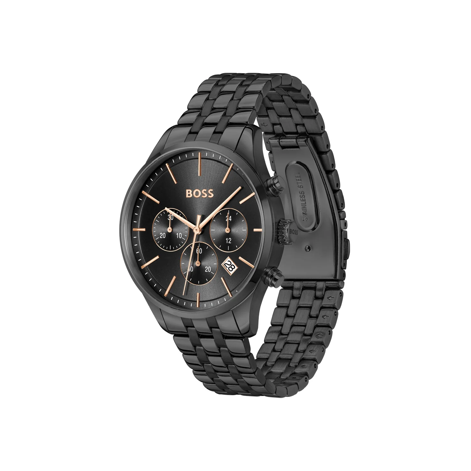Hugo Boss AVERY Zwart Heren Horloge 2002-HB1514256 - Image 2
