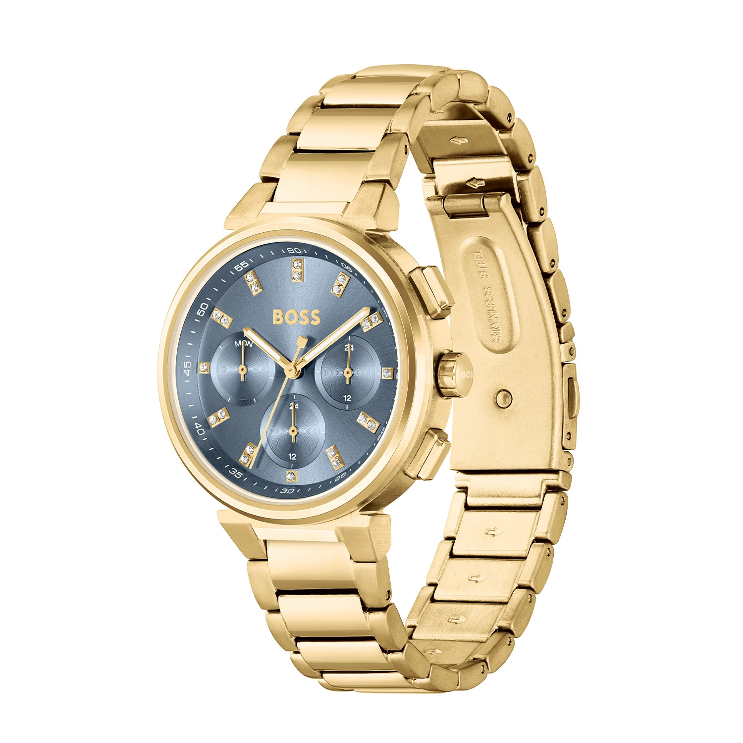 Hugo Boss BOSS ONE Blauw Dames Horloge 2002-HB1502677 - Image 2