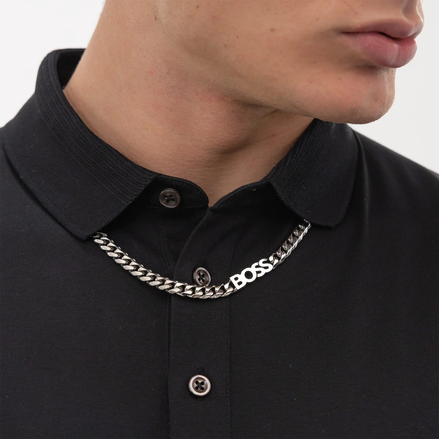 Hugo Boss BOSS Silver Necklace HBJ1580769 - Image 2