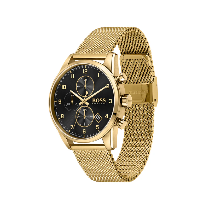 Hugo Boss BOSS SKYMASTER Zwart Heren Horloge 2002-HB1513838 - Image 4