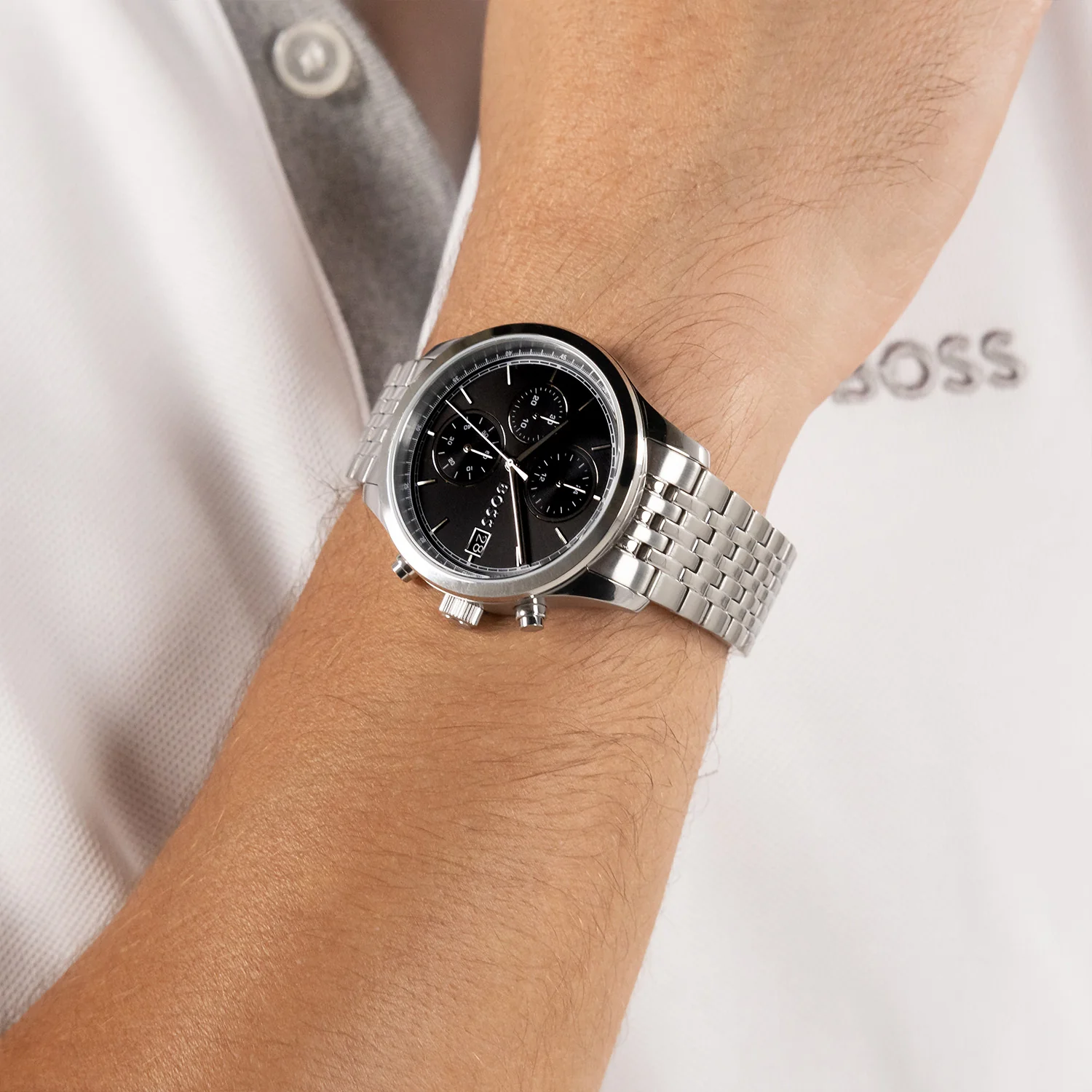 Hugo Boss Chronograph Watch 41 mm HB1514328 - Image 2