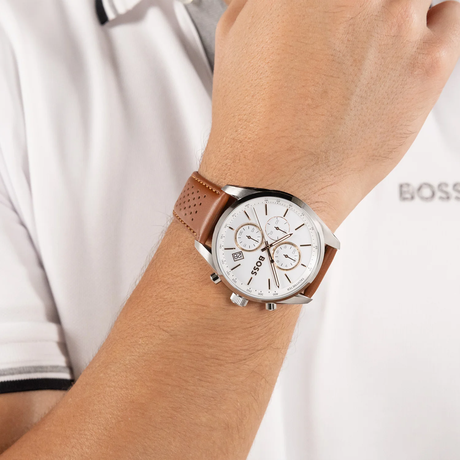 Hugo Boss Chronograph Watch 44 mm HB1514313 - Image 2