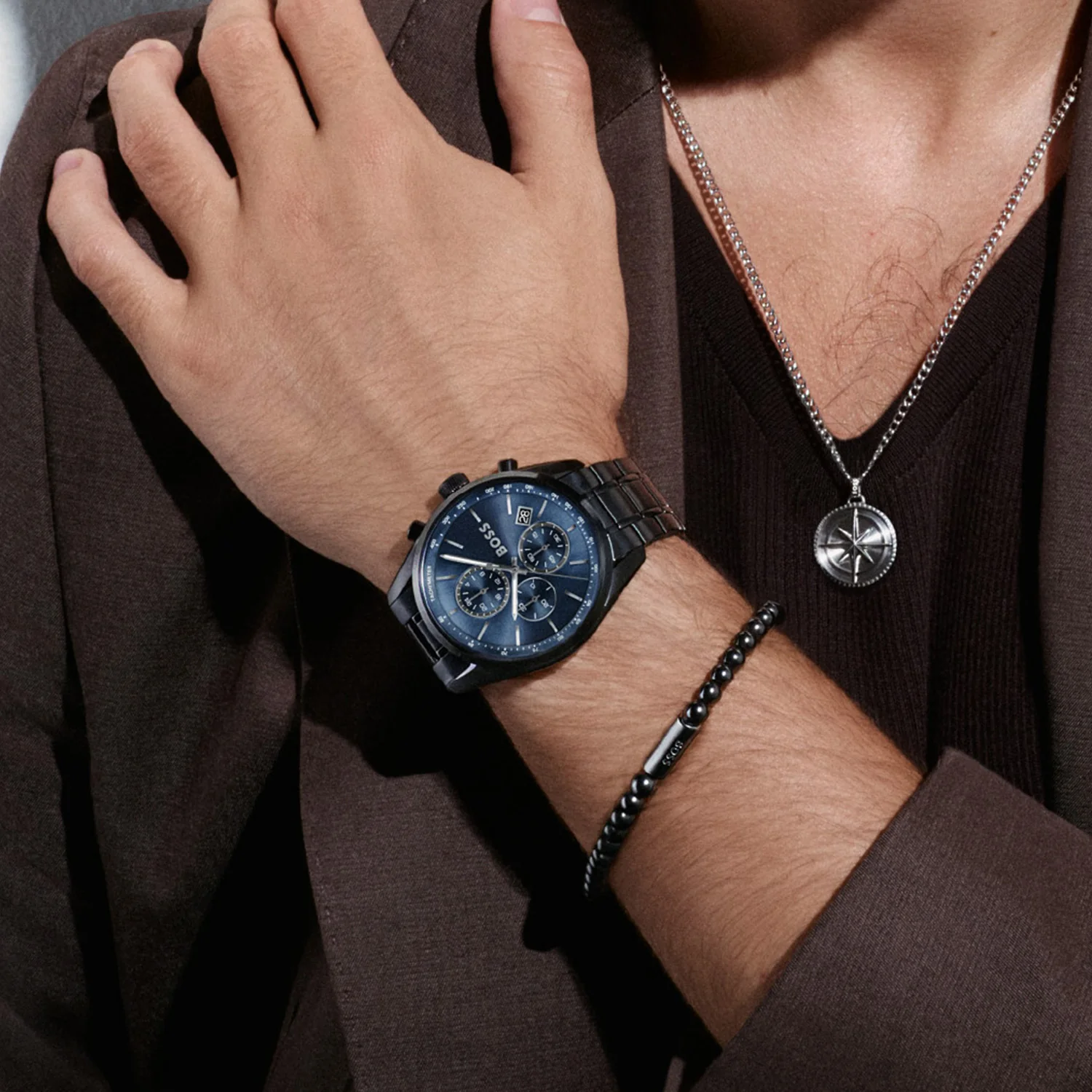 Hugo Boss Chronograph Watch 44 mm HB1514314 - Image 2
