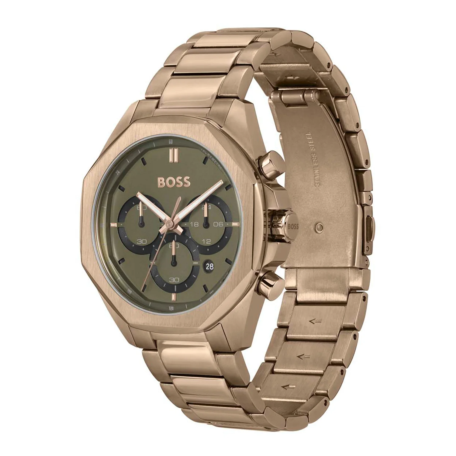 Hugo Boss CLOUD Groen Heren Horloge 2002-HB1514019 - Image 3
