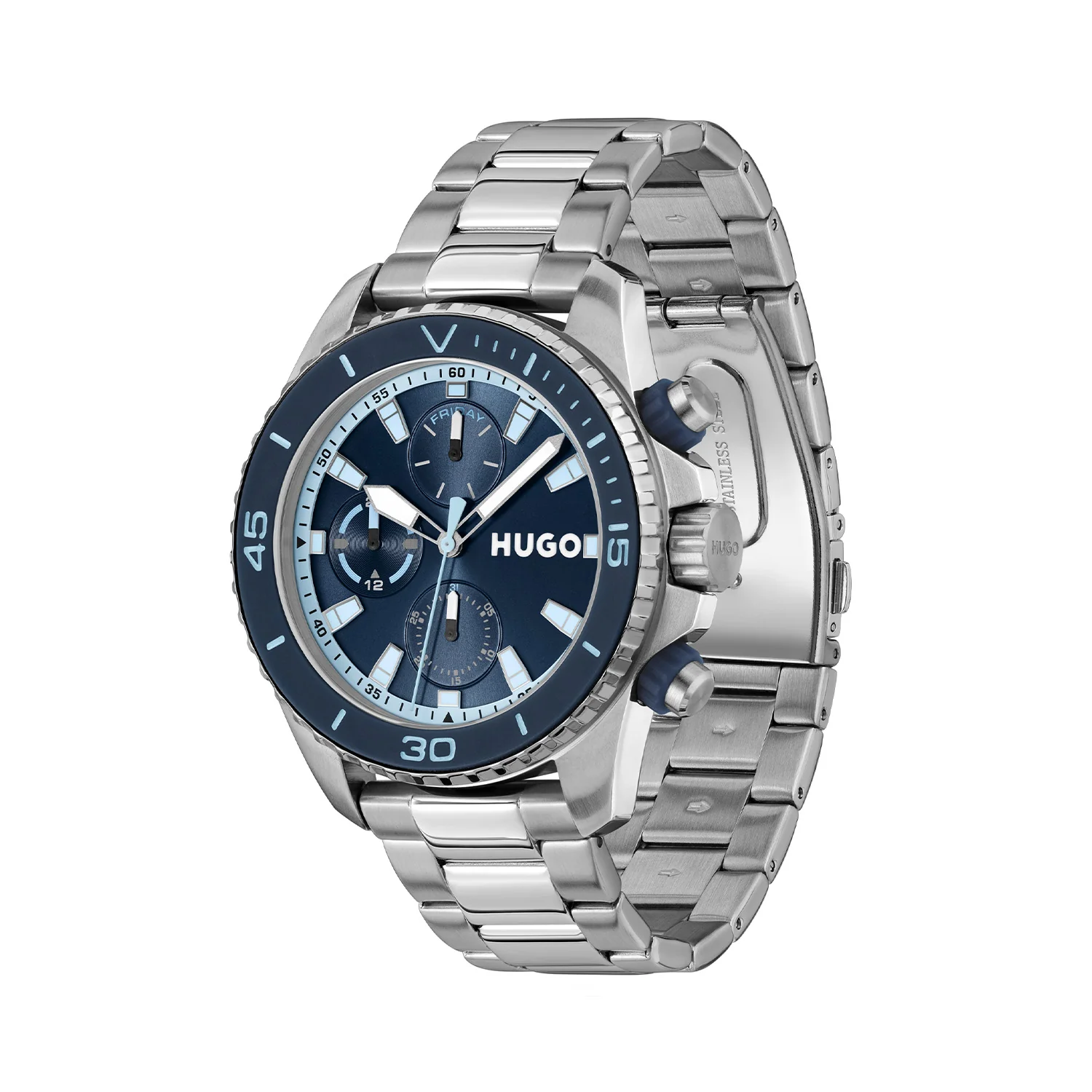 Hugo Boss #DIVE Silver Men's Watch HU1530429 - Image 3