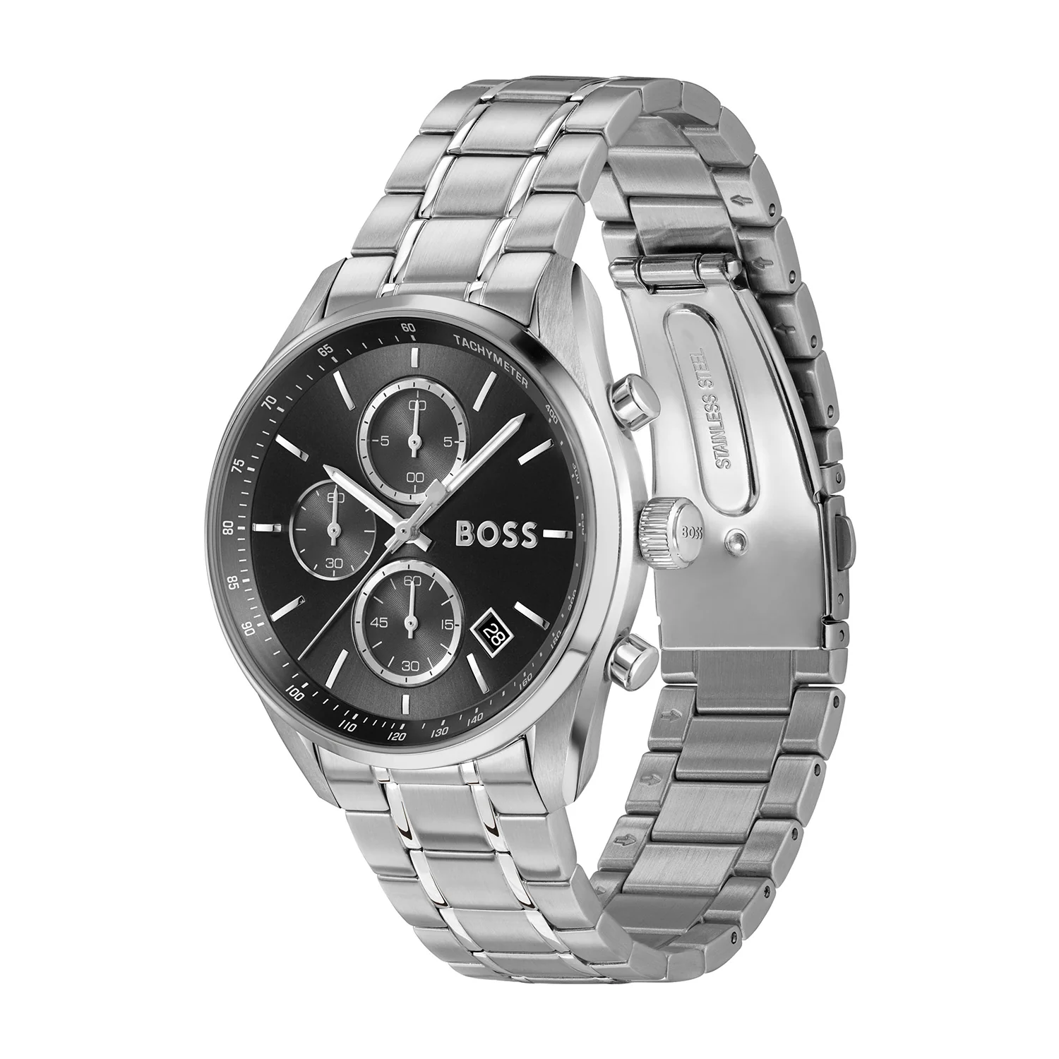 Hugo Boss Grand Prix 40 Silver Men's Watch HB1514259 - Image 2