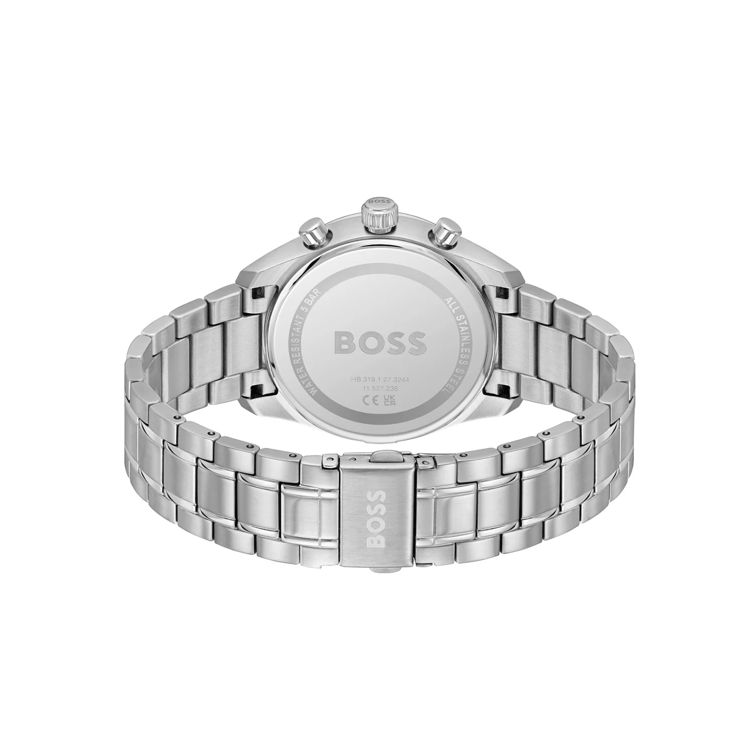 Hugo Boss Grand Prix 40 Silver Men's Watch HB1514259 - Image 4