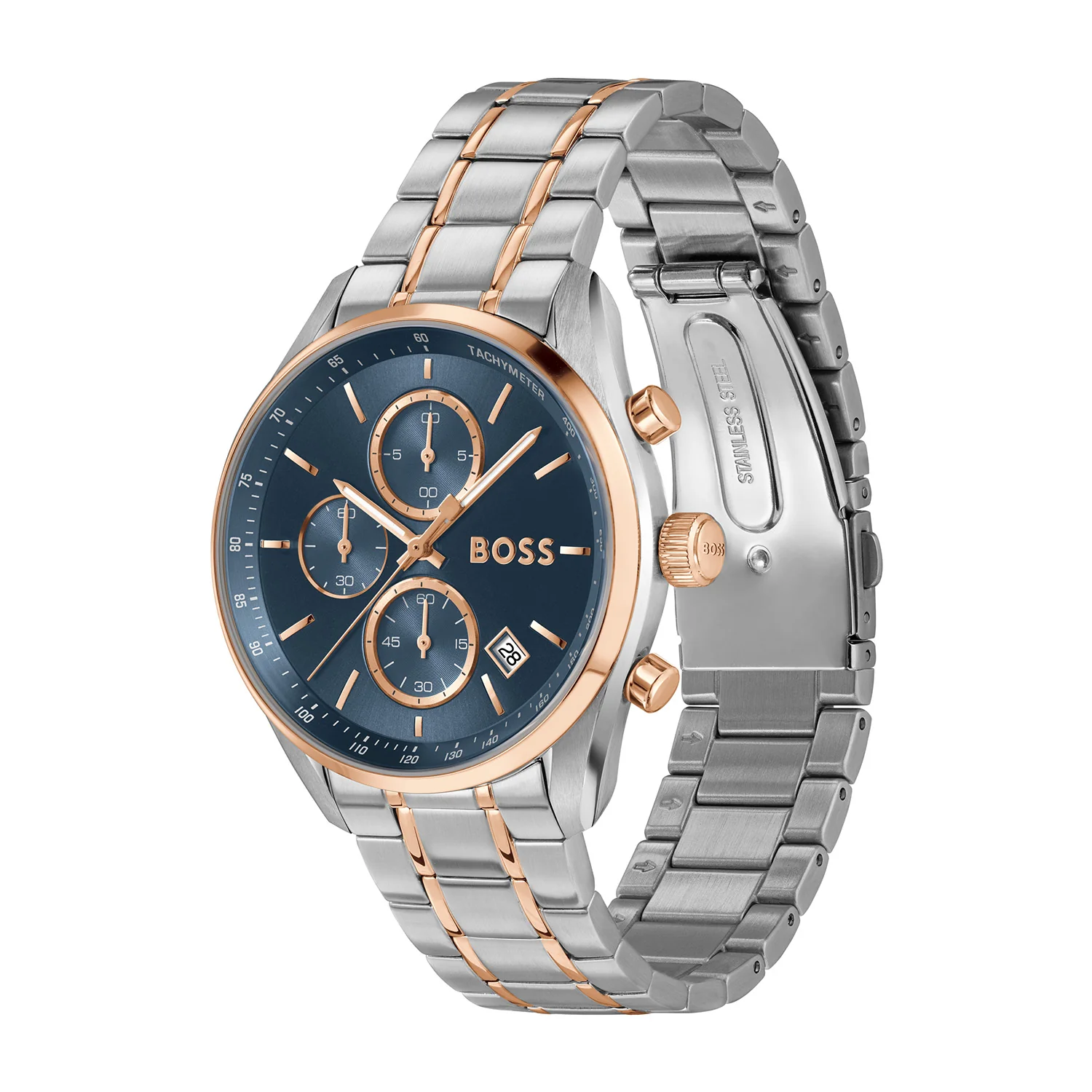 Hugo Boss Grand Prix 40 Silver Men's Watch HB1514260 - Image 2