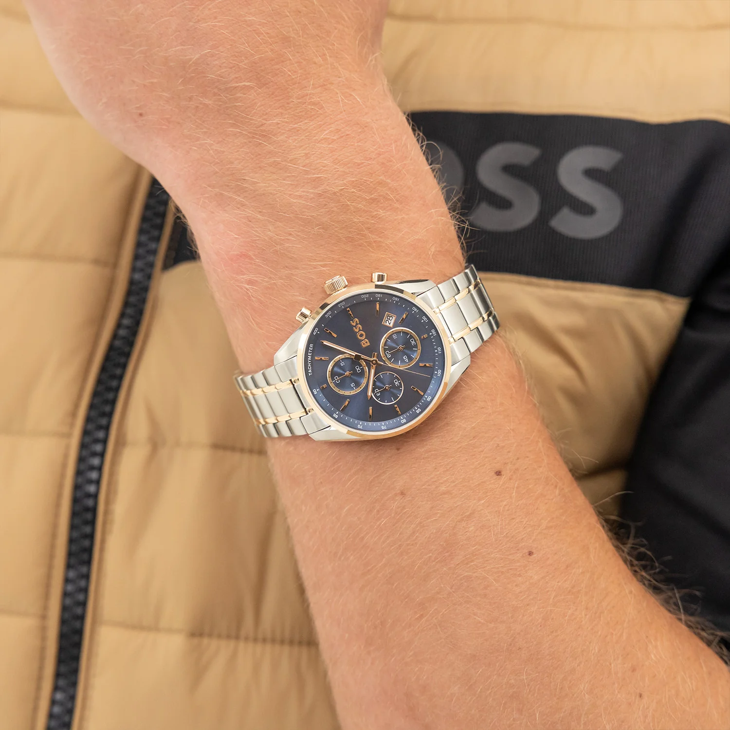 Hugo Boss Grand Prix 40 Silver Men's Watch HB1514260 - Image 3