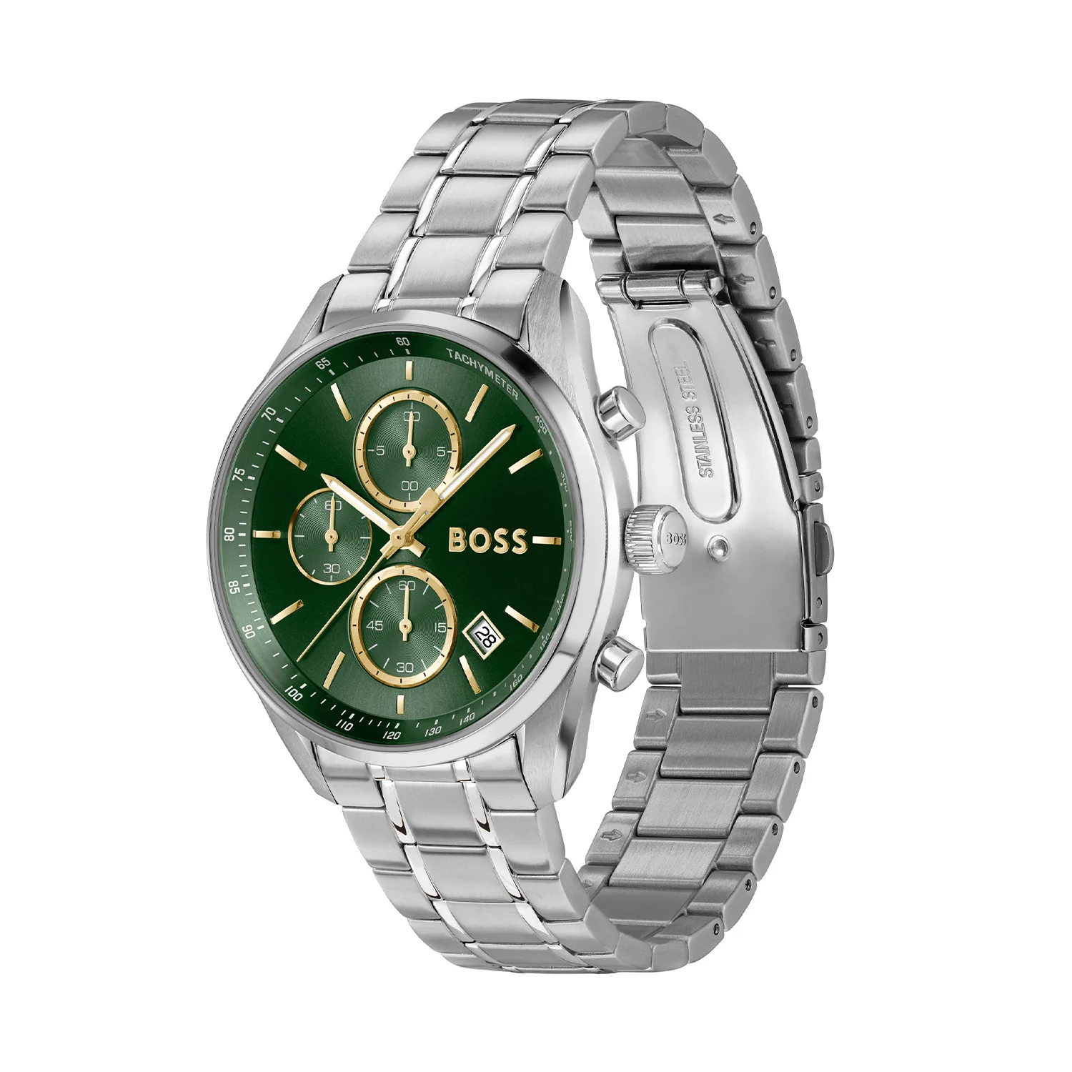 Hugo Boss Grand Prix 40 Silver Men's Watch HB1514265 - Image 2