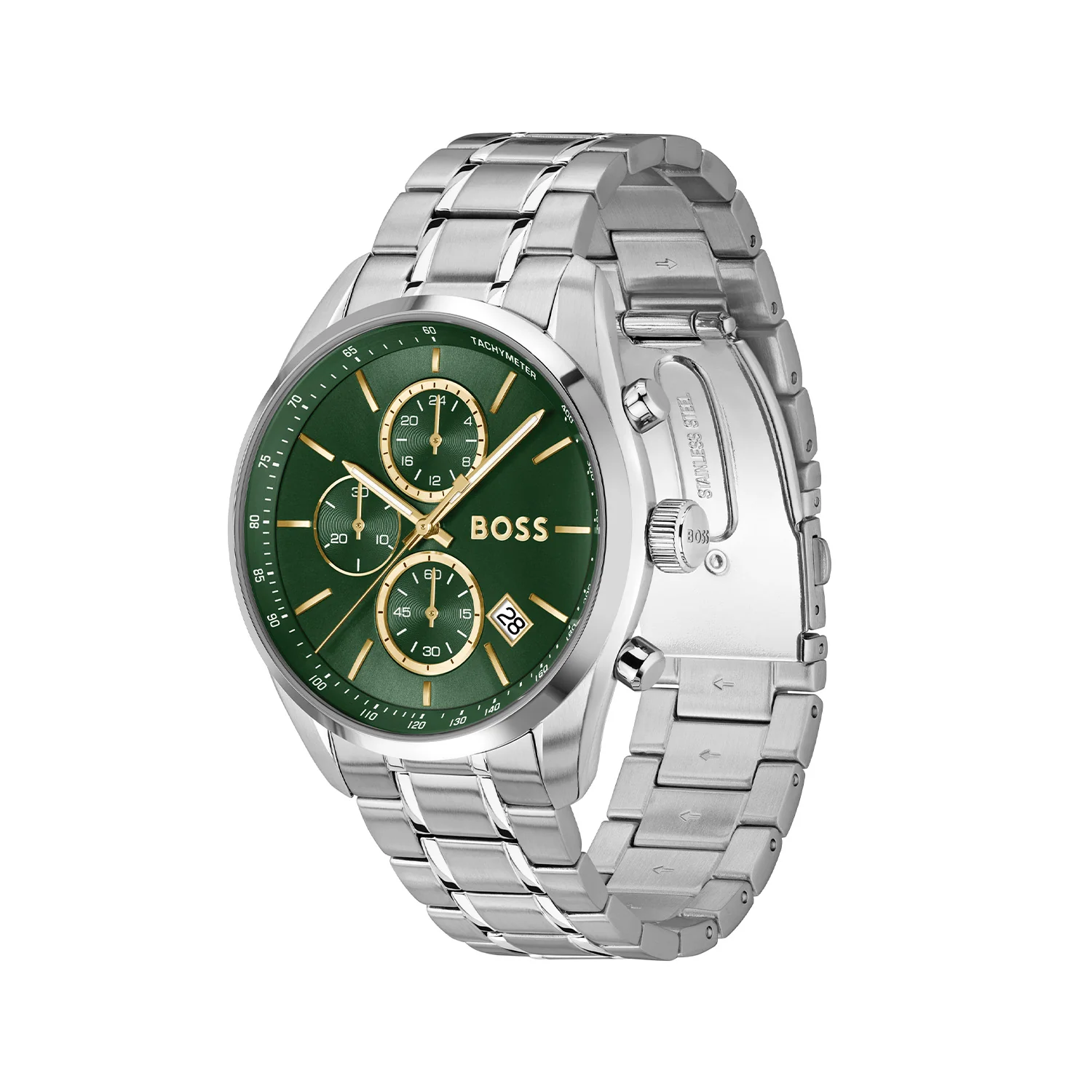 Hugo Boss Grand Prix 44 Silver Men's Watch HB1514266 - Image 2