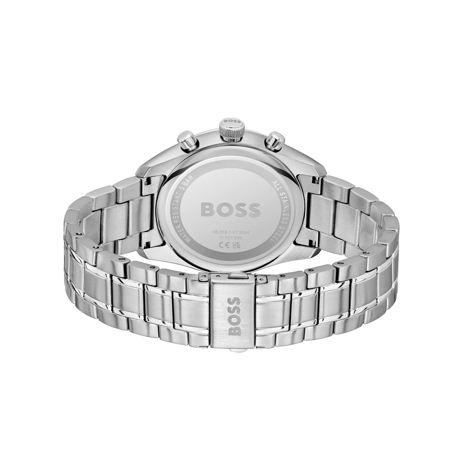 Hugo Boss Grand Prix 44 Silver Men's Watch HB1514266 - Image 4