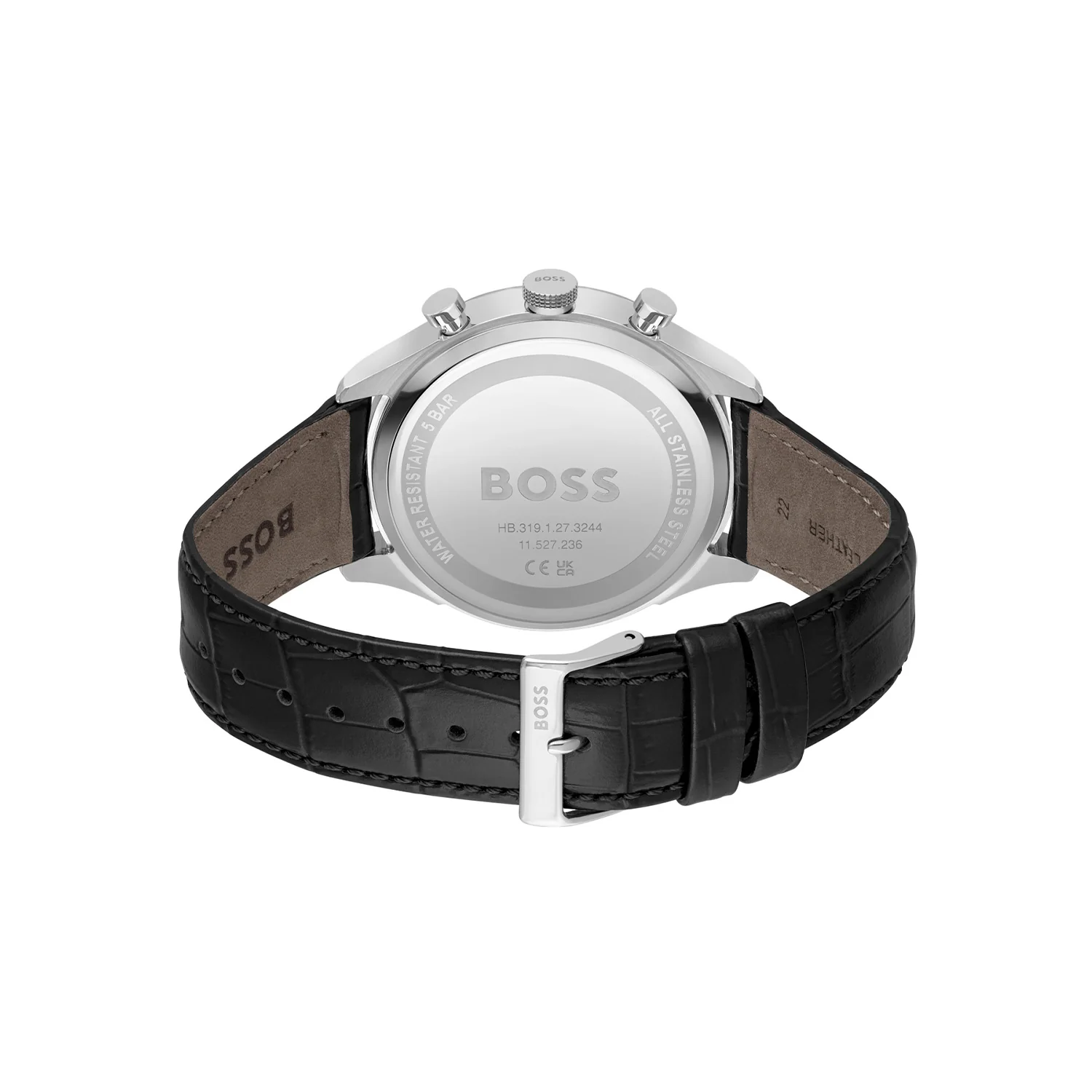 Hugo Boss Gregor Zwart Heren Horloge 2002-HB1514049 - Image 3
