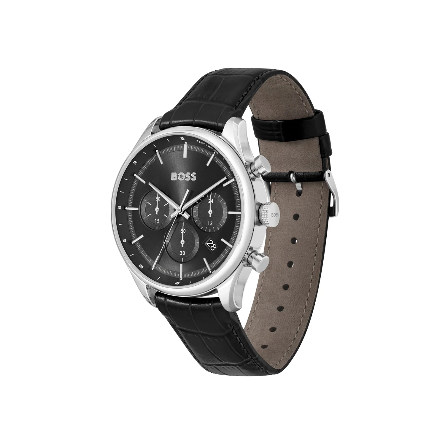 Hugo Boss Gregor Zwart Heren Horloge 2002-HB1514049 - Image 4