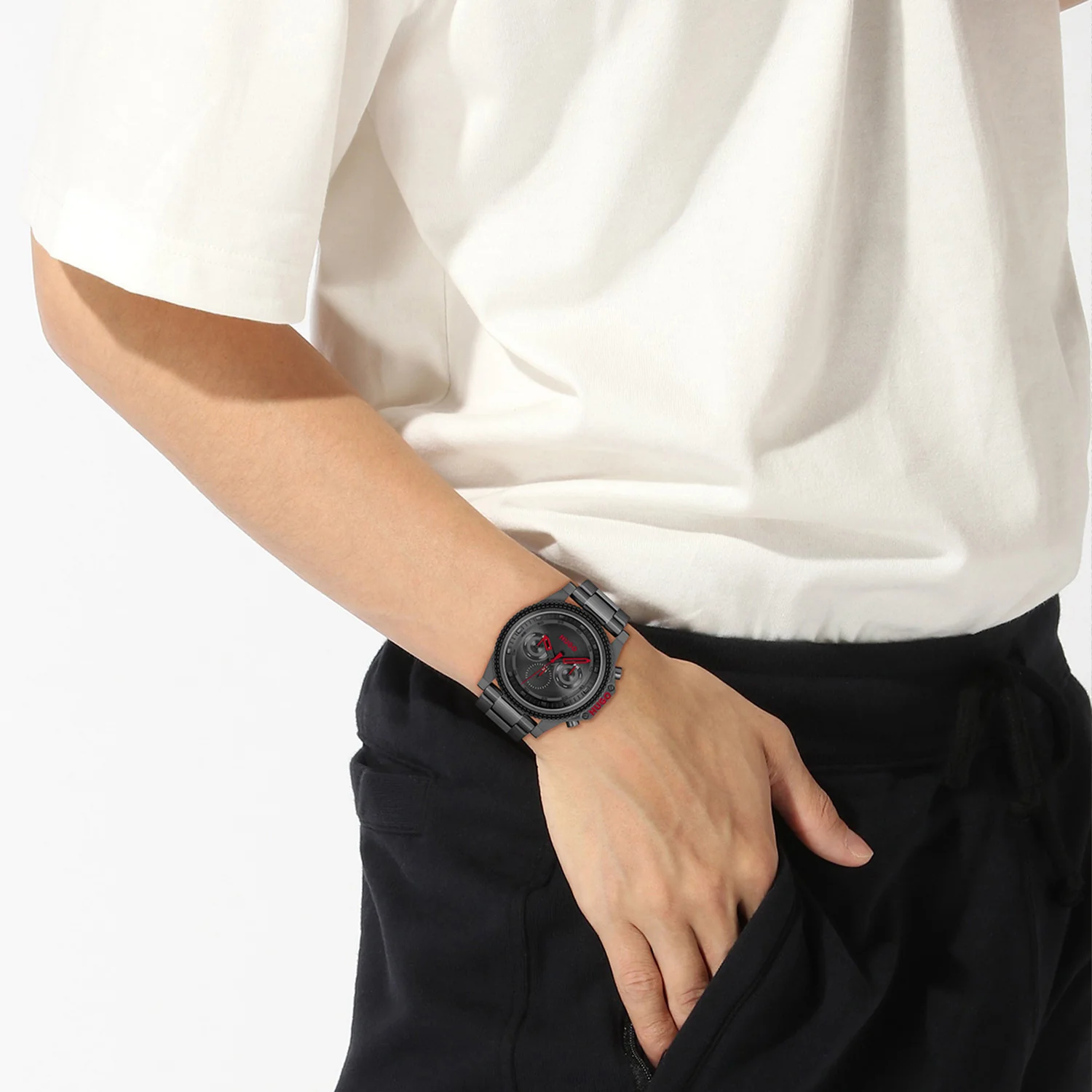 Hugo Boss HUGO #BRAVE Zwart Heren Horloge 2002-HU1530348 - Image 4