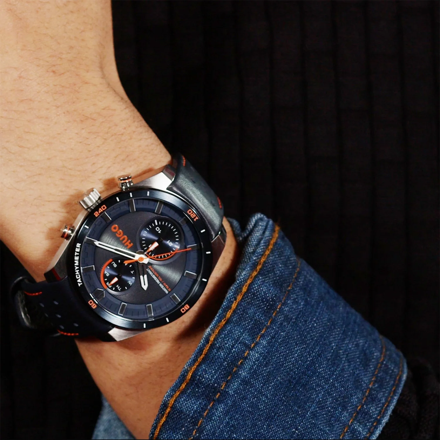 Hugo Boss HUGO #FAST Blauw Heren Horloge 2002-HU1530371 - Image 4