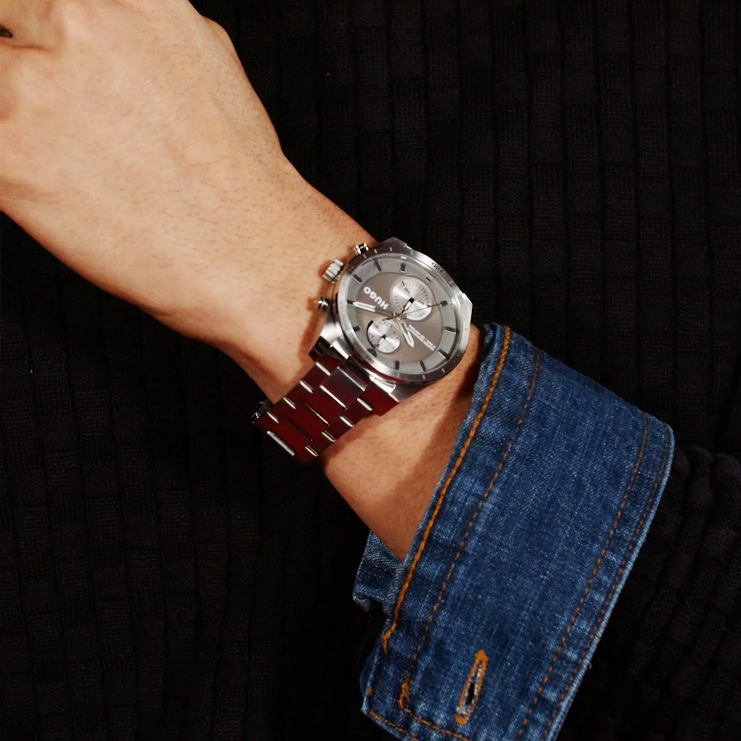 Hugo Boss HUGO #FAST Grijs Heren Horloge 2002-HU1530372 - Image 4