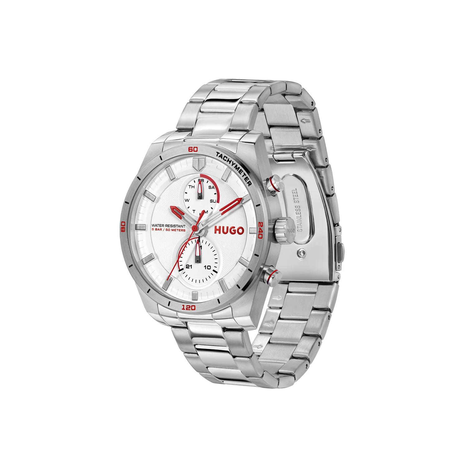 Hugo Boss HUGO #FAST Wit Heren Horloge 2002-HU1530373 - Image 2