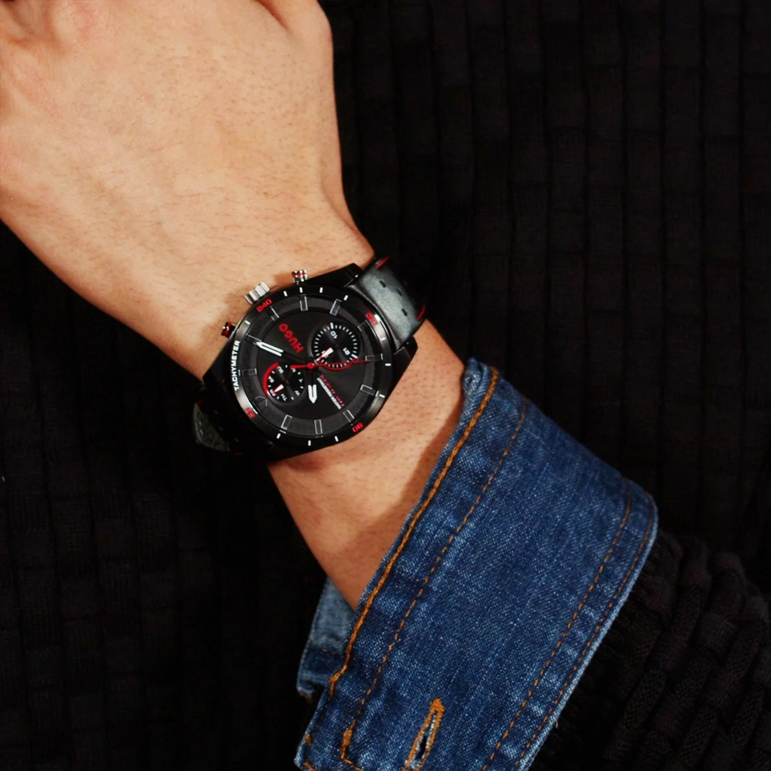 Hugo Boss HUGO #FAST Zwart Heren Horloge 2002-HU1530370 - Image 4