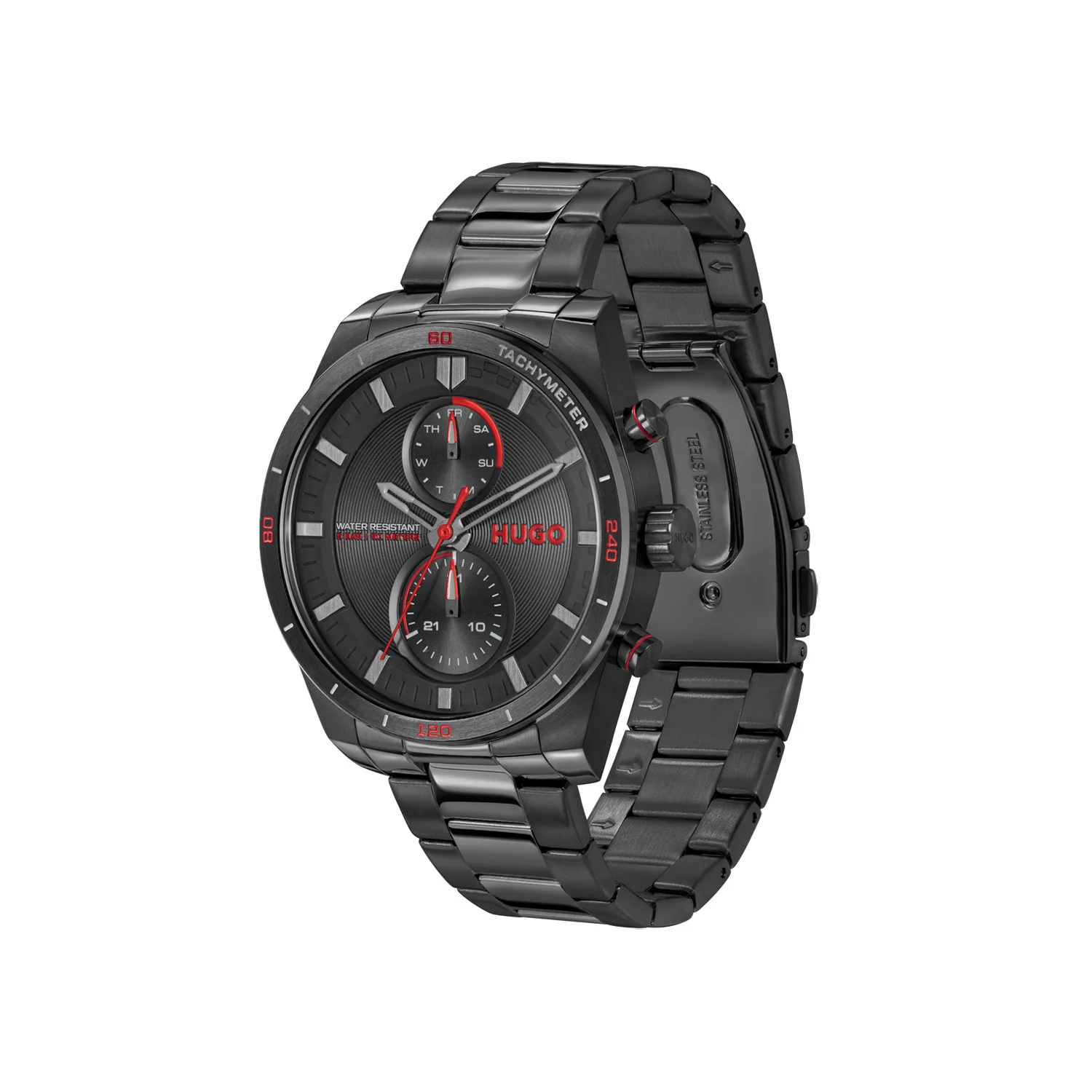 Hugo Boss HUGO #FAST Zwart Heren Horloge 2002-HU1530374 - Image 2