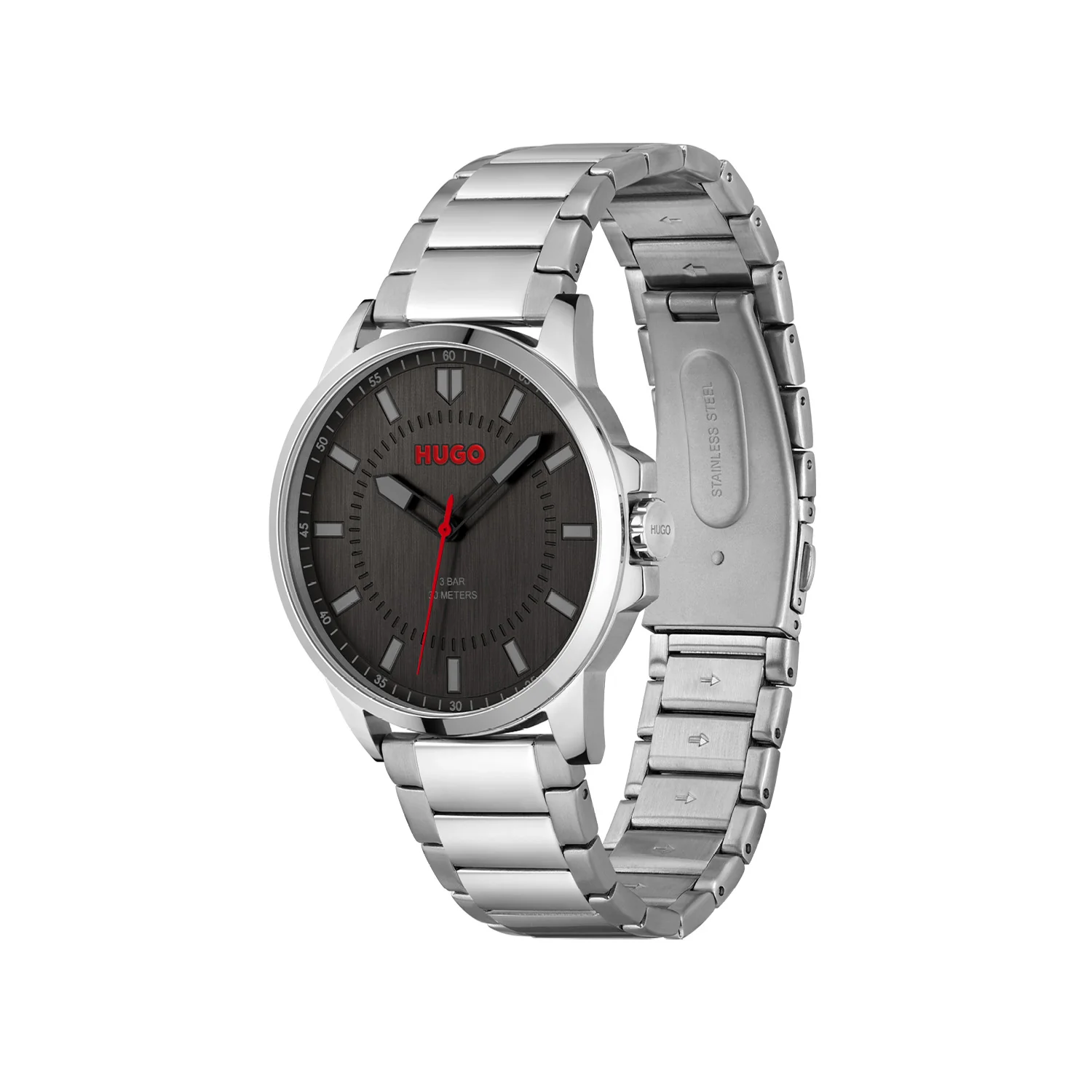 Hugo Boss HUGO #FIRST Zwart Heren Horloge 2002-HU1530246 - Image 4