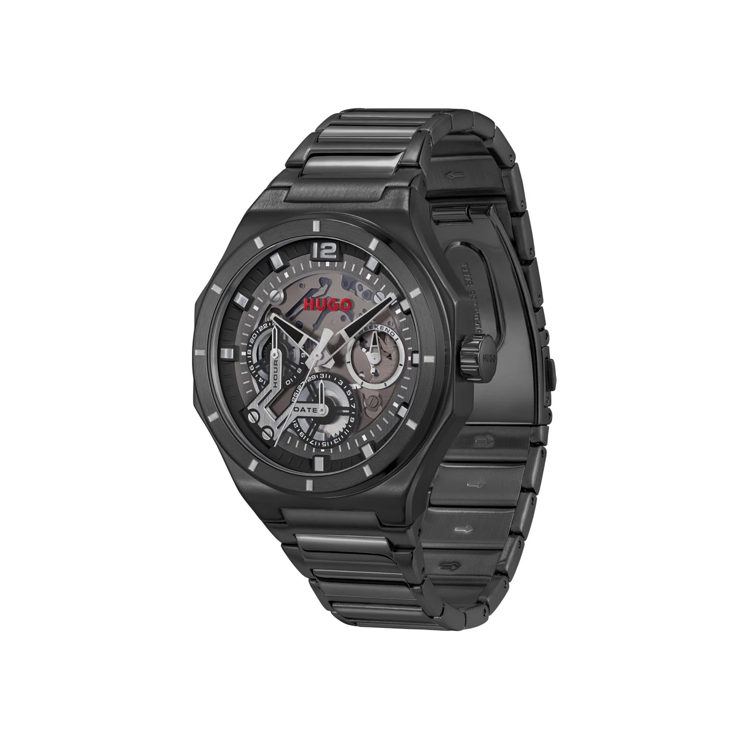 Hugo Boss HUGO #GRAIL SKELETON Zwart Heren Horloge 2002-HU1530379 - Image 2