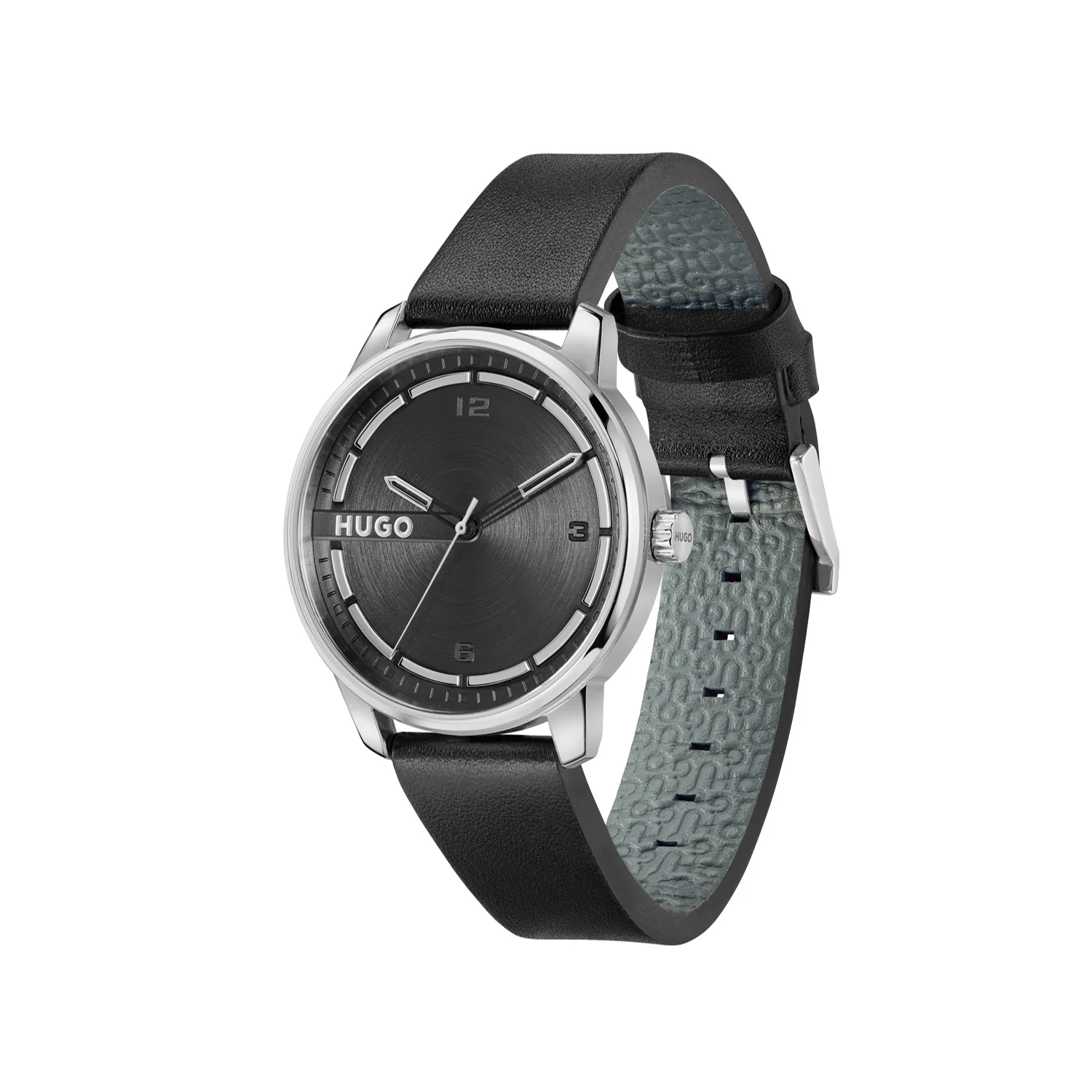Hugo Boss HUGO #STAMP Zwart Heren Horloge 2002-HU1530362 - Image 3
