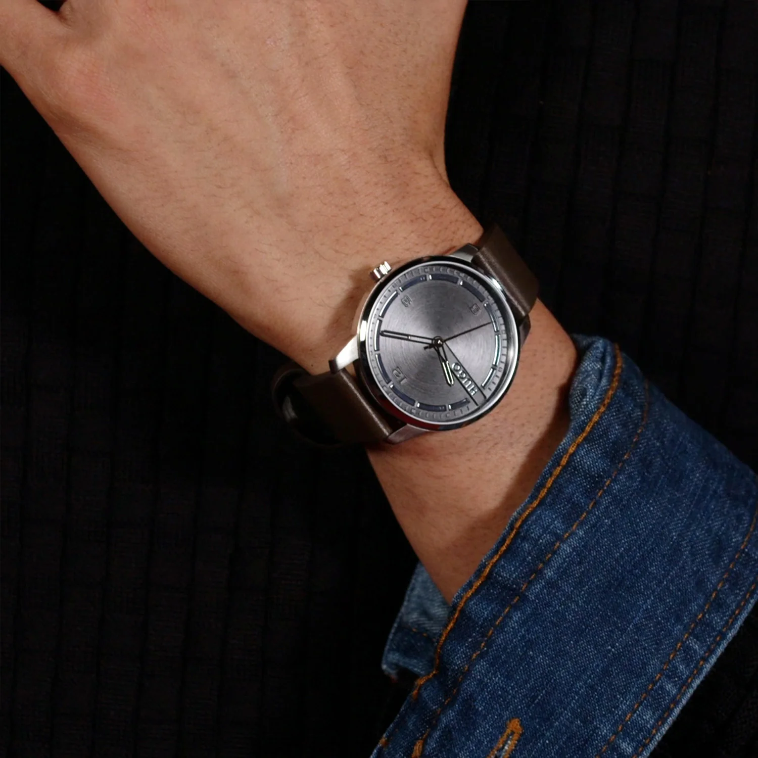 Hugo Boss HUGO #STAMP Zwart Heren Horloge 2002-HU1530362 - Image 4