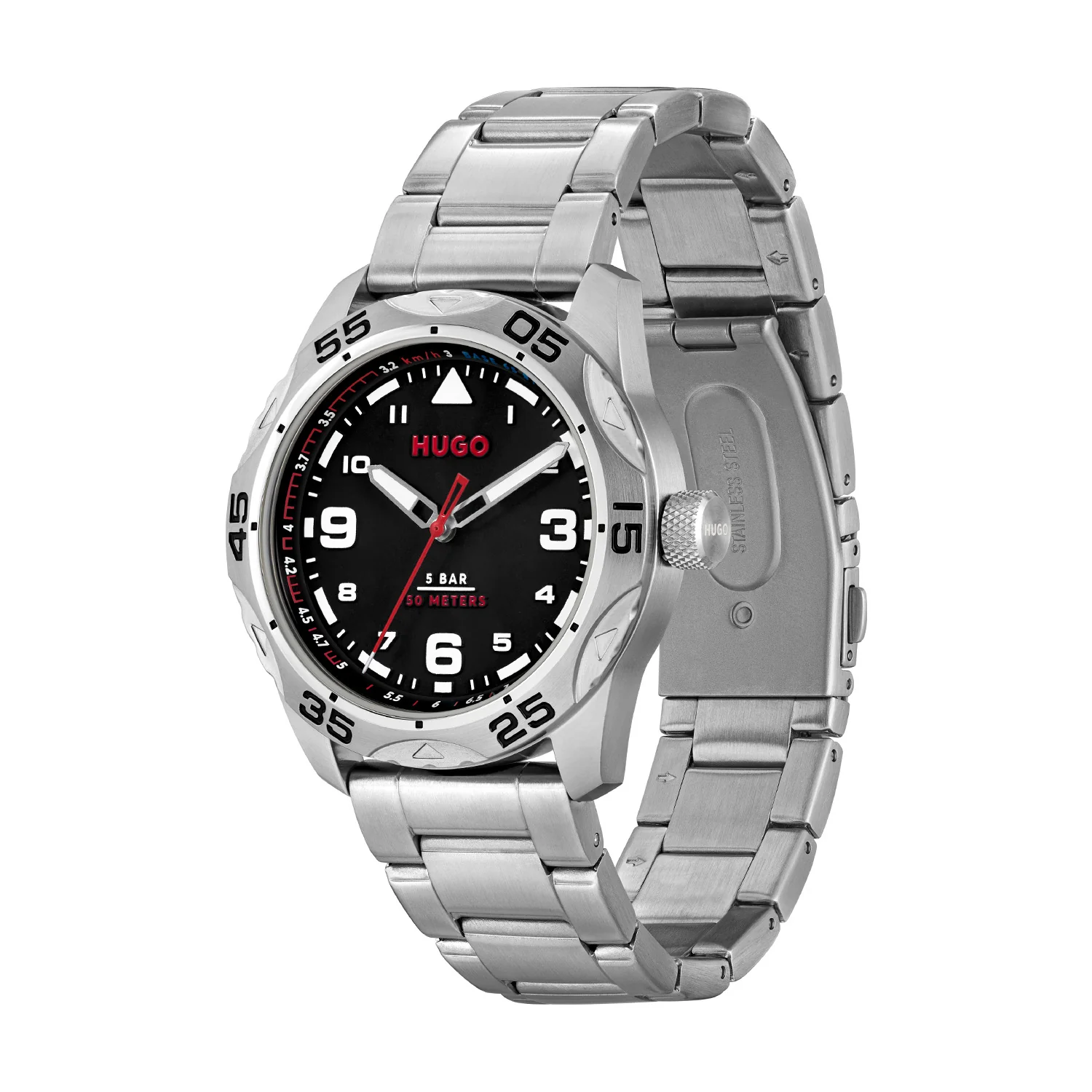 Hugo Boss HUGO #TREK Zwart Heren Horloge 2002-HU1530332 - Image 2