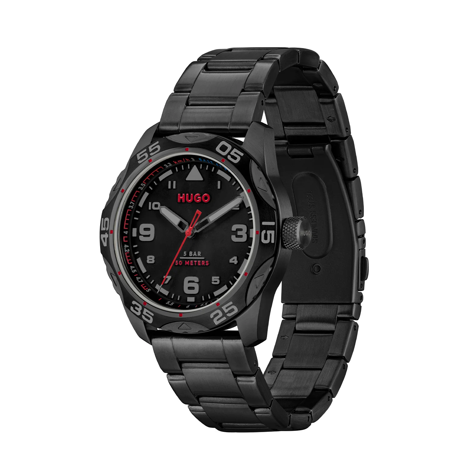 Hugo Boss HUGO #TREK Zwart Heren Horloge 2002-HU1530333 - Image 3